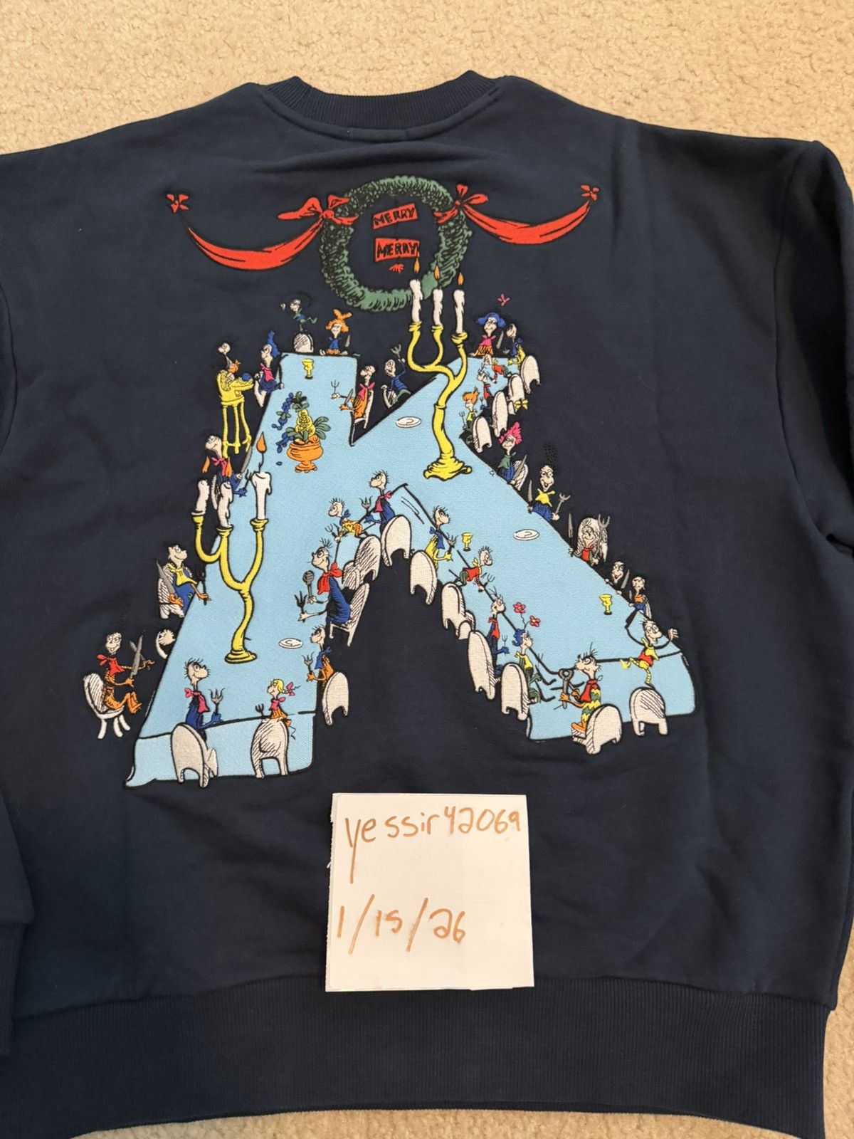 Kith Kith x Grinch Feast Nelson Crewneck Size US XS / EU 42 / 0 - 6 Thumbnail