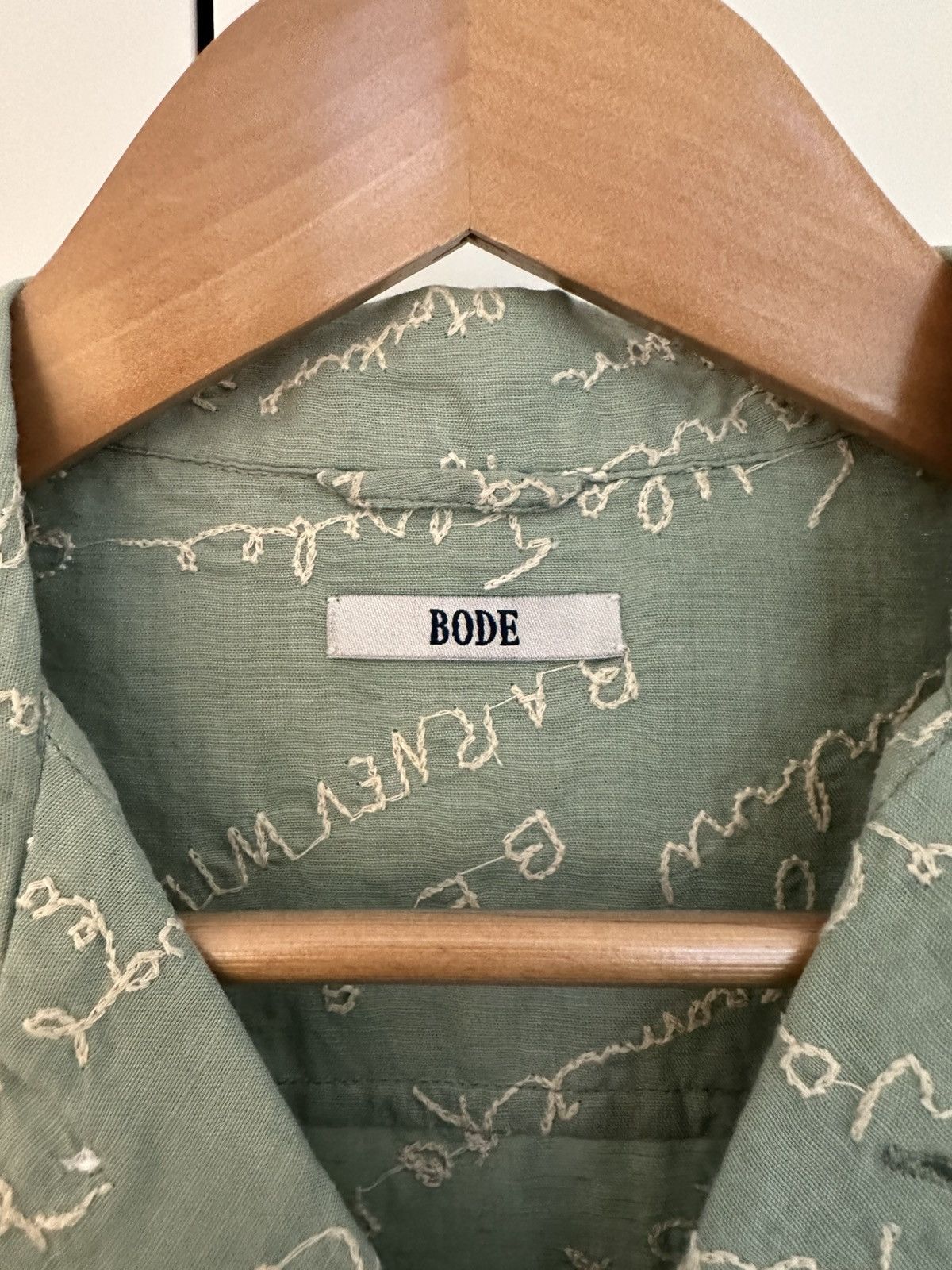 Bode Signature Embroidered Vacation Shirt Size US S / EU 44-46 / 1 - 4 Thumbnail