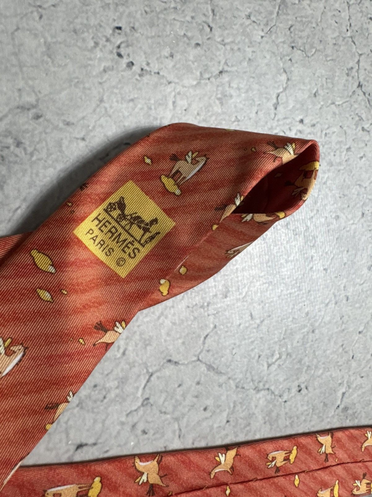 Hermes Hermes Paris Luxury Silk Tie Vintage Size ONE SIZE - 2 Thumbnail