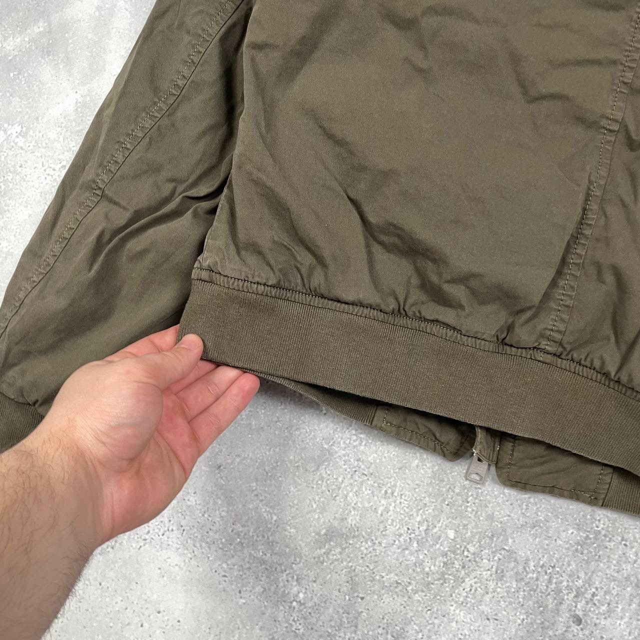 Allsaints Allsaints Nicks Double Zip Bomber Jacket Khaki Size XS Size US XS / EU 42 / 0 - 17 Thumbnail
