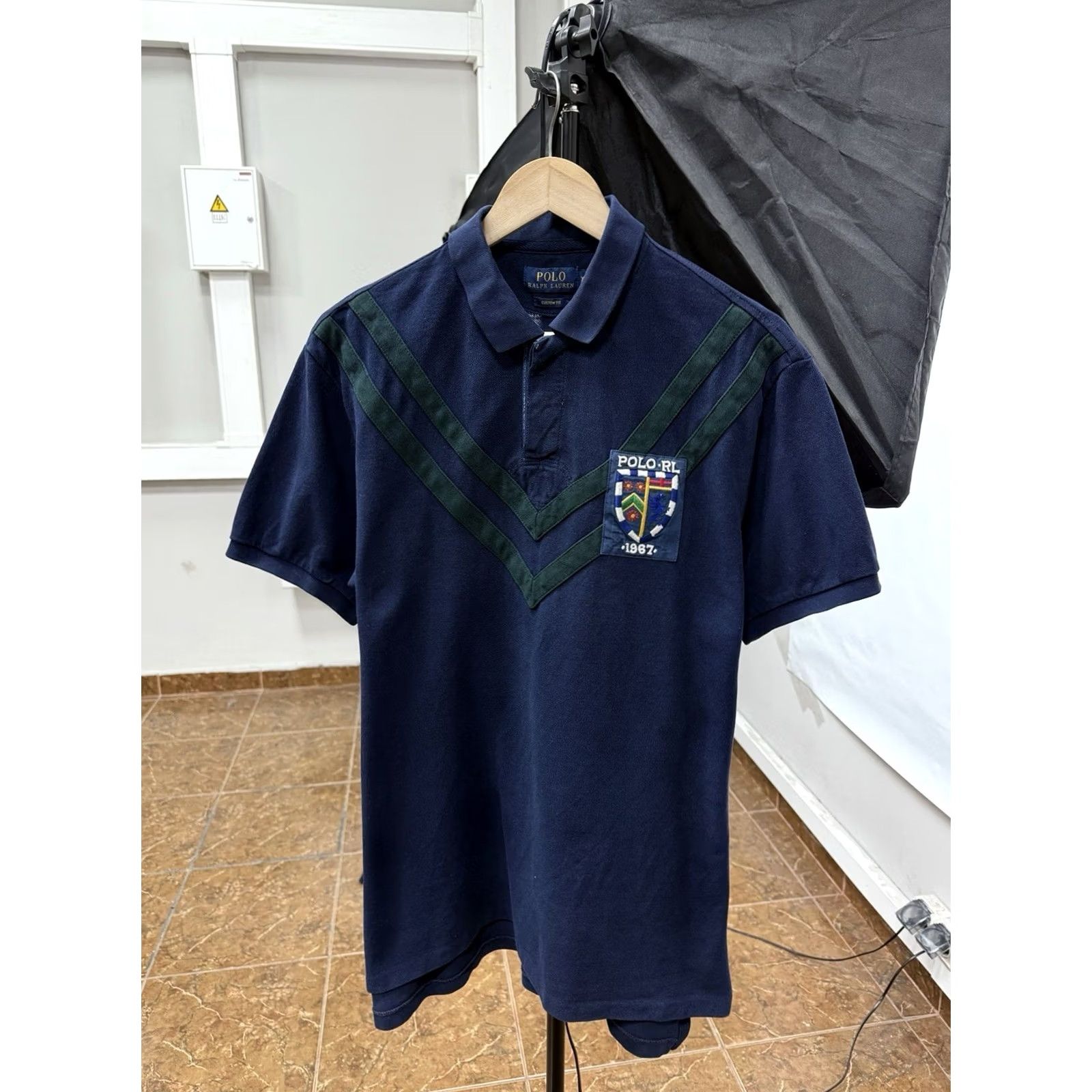 Ralph Lauren Polo Ralph Lauren 1967 Rugby Custom Fit Polo T-Shirt XL Dark Blue Mens Rugby 1967 Polo Size US XL / EU 56 / 4 - 2 Thumbnail