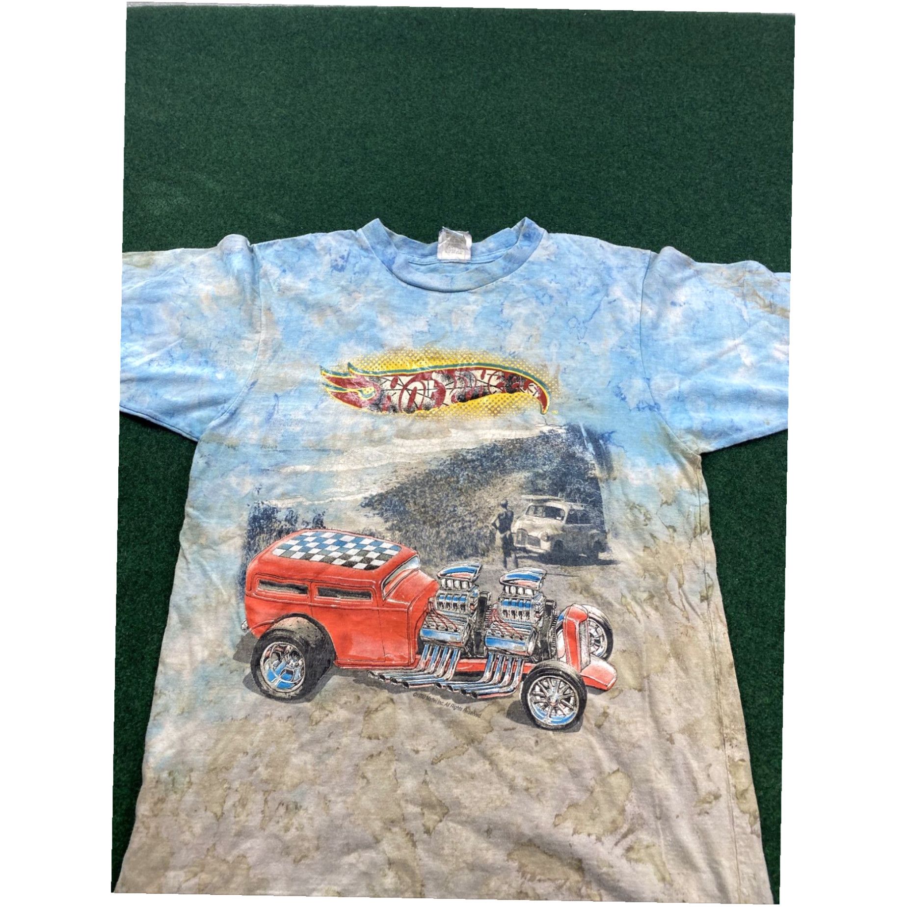 Gloverall 1999 Hot Wheels Vintage All Over Print Large Fits M Shirt tie tye dye surf crate Size US L / EU 52-54 / 3 - 5 Thumbnail