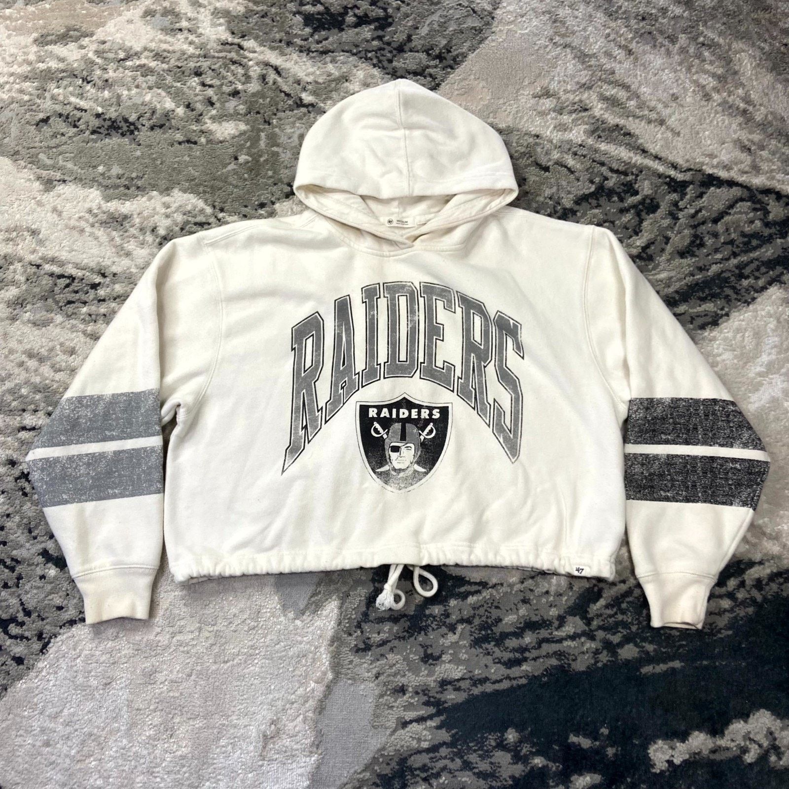 & Other Stories Las Vegas Raiders Hoodie sz Medium Beige '47 Football NFL Size US M / EU 48-50 / 2 - 1 Thumbnail