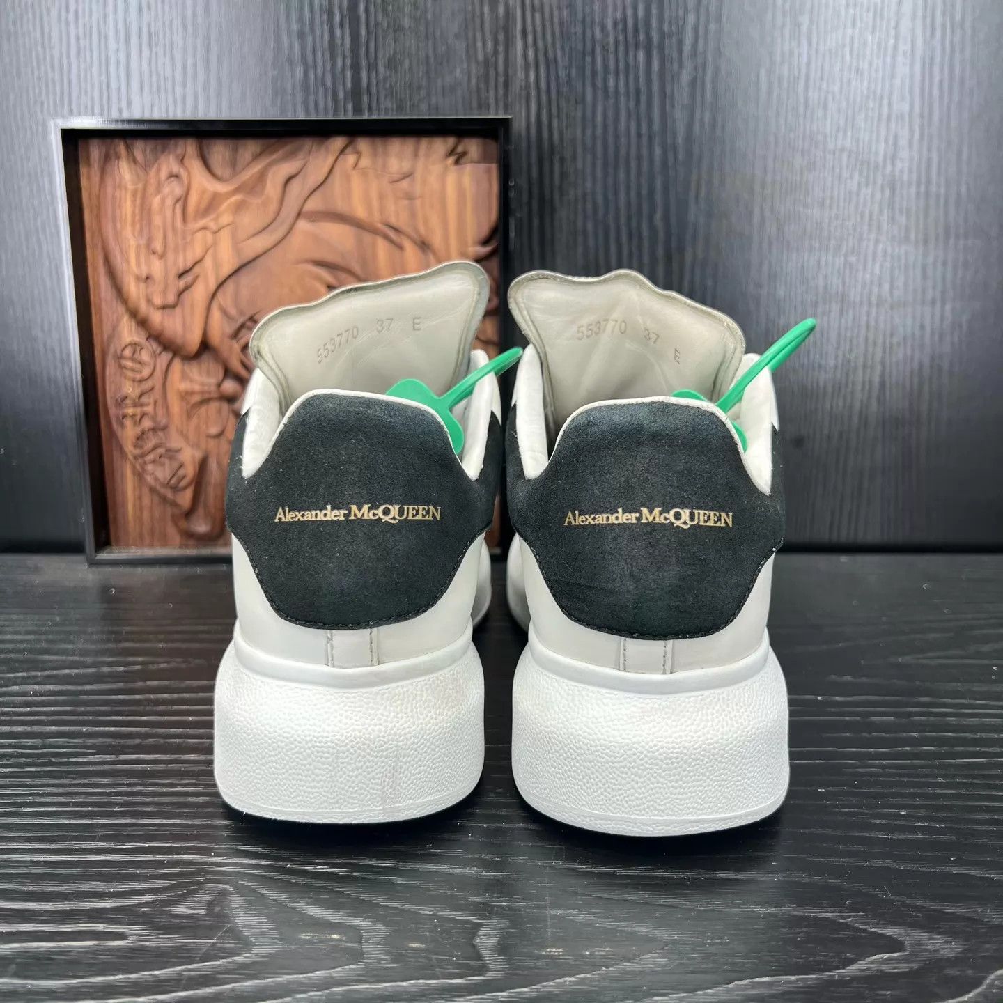Alexander McQueen Alexander McQueen women's Black Tail Suede Size US 6.5 / IT 36.5 - 6 Thumbnail