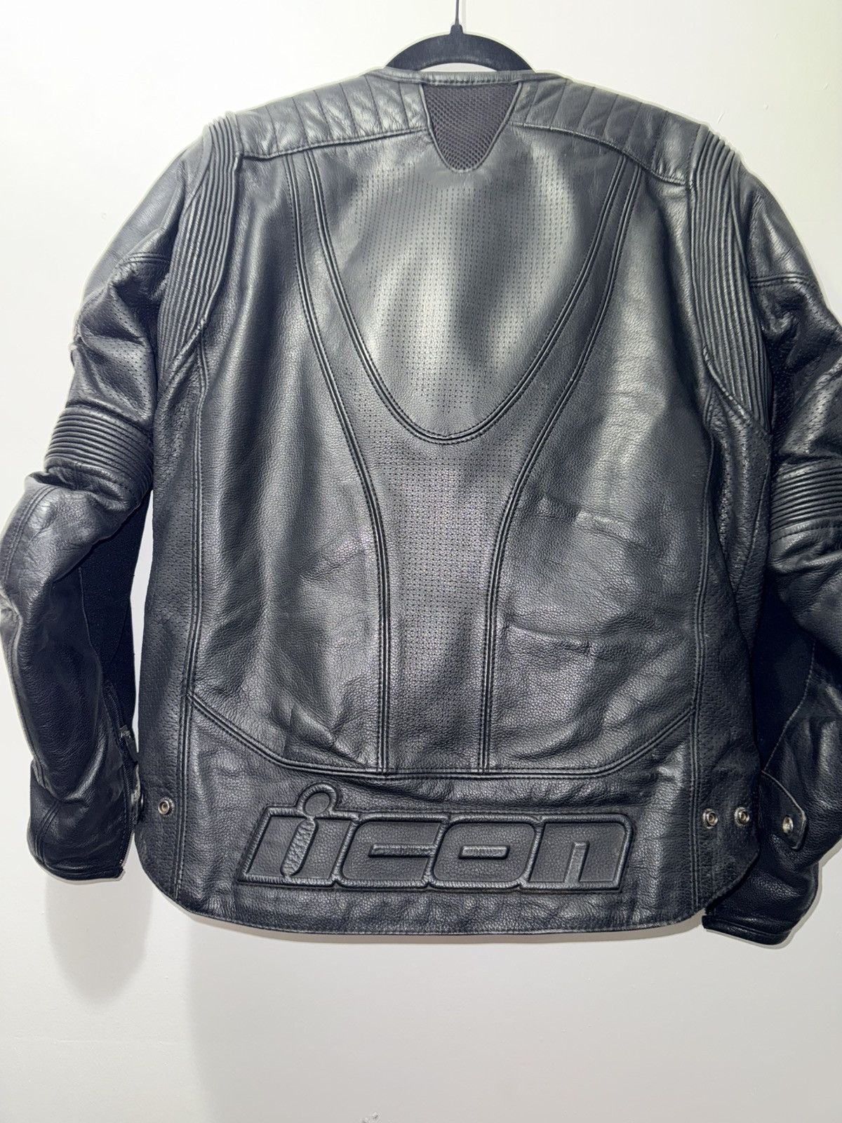 ICON Motorsports ICON Overlord Leather Moto Jacket Black M Techwear Size US M / EU 48-50 / 2 - 2 Thumbnail