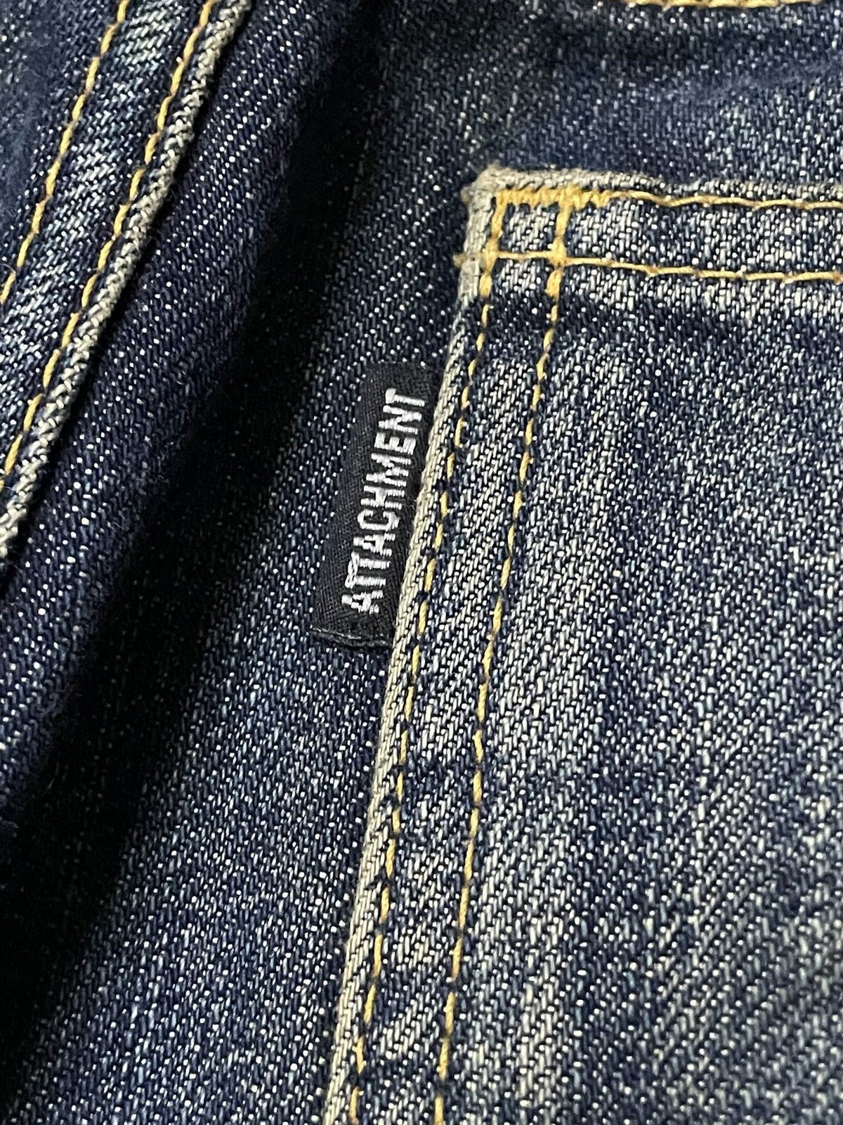 Attachment Attachment Japan Spiral Curved Stacked Leg Long Seam Jeans Size US 30 / EU 46 - 22 Thumbnail