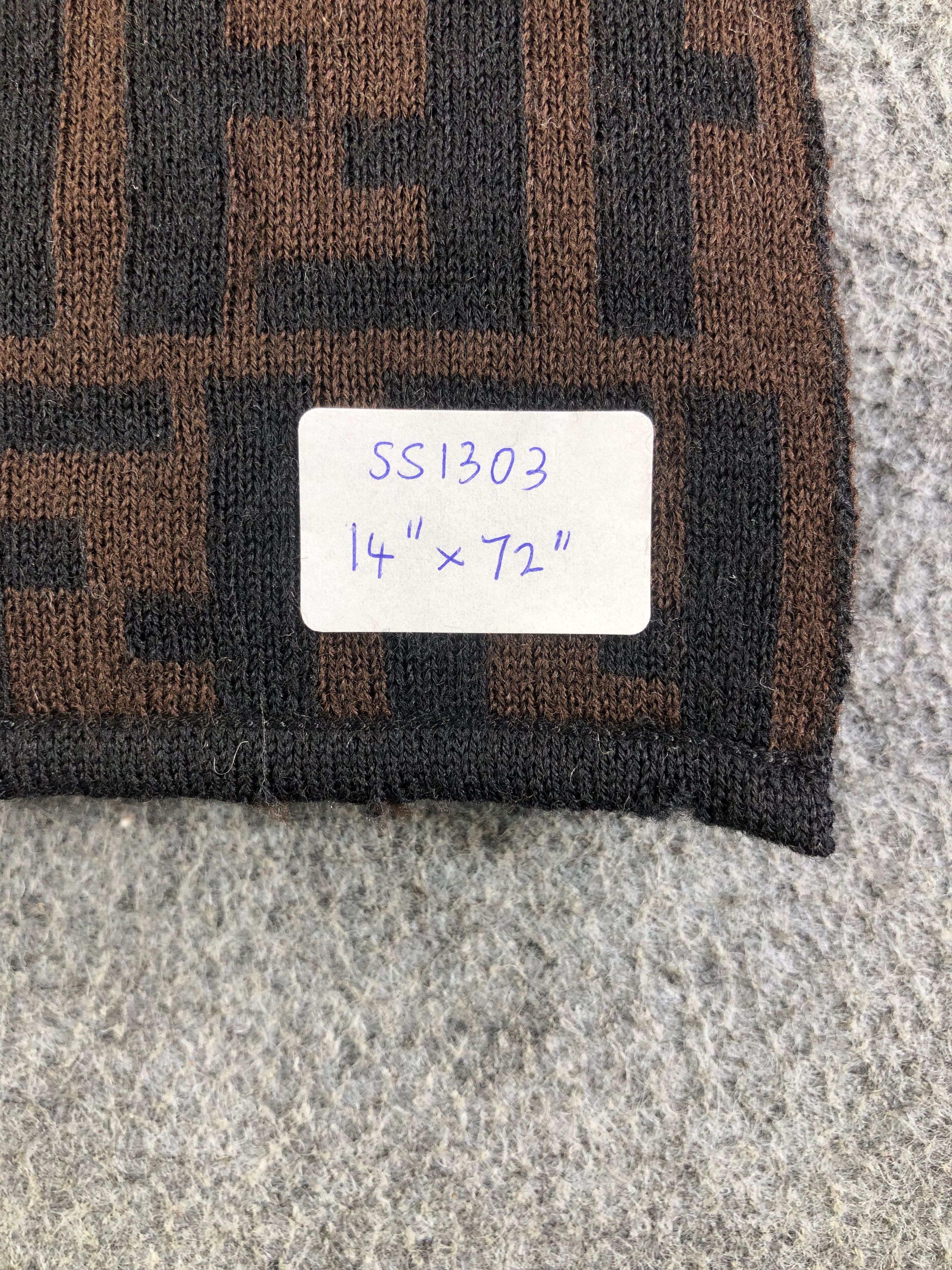 Fendi Fendi Monogram Wool Scarf / Muffler / Neckwear SS1303 Size ONE SIZE - 12 Thumbnail