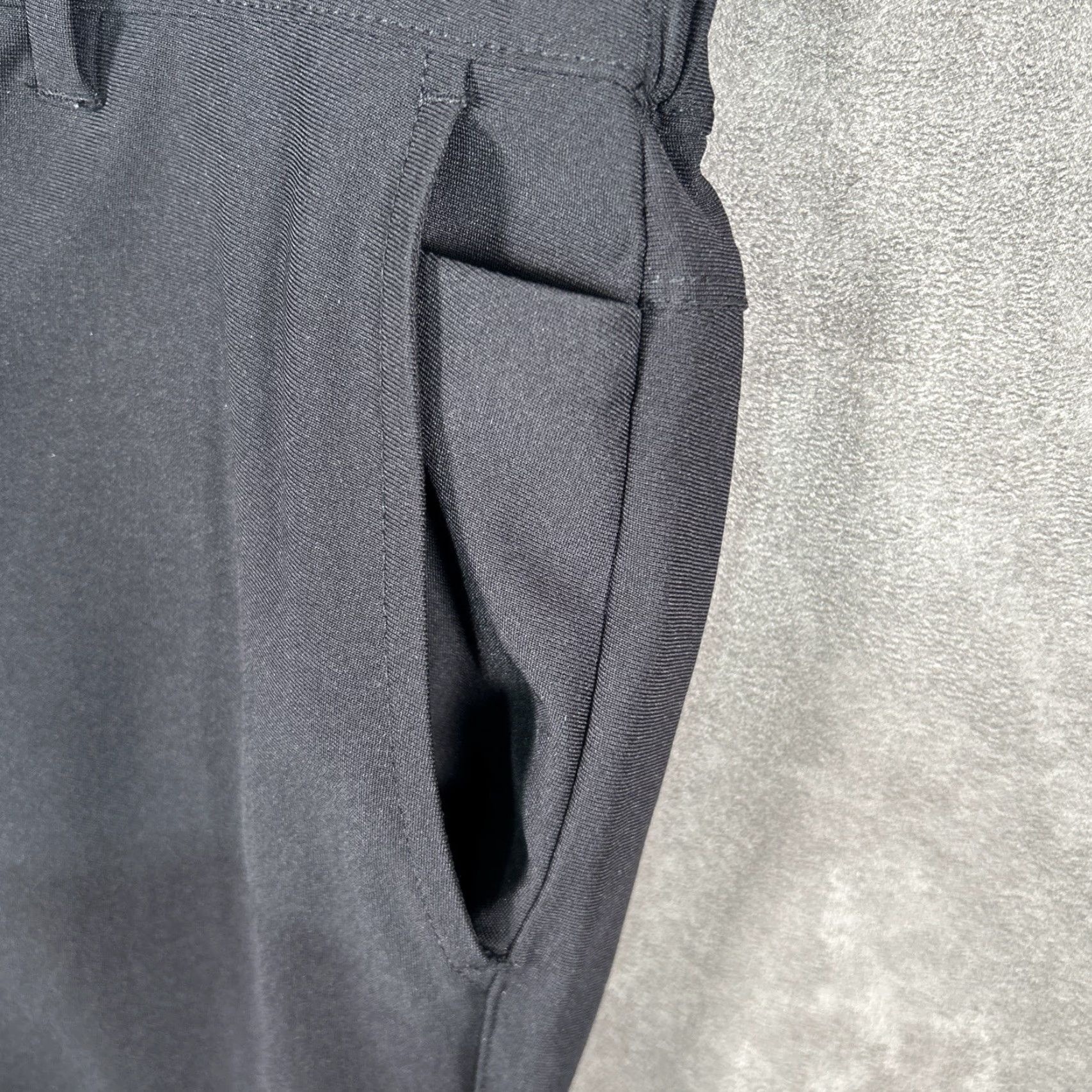 Cuts Cuts AO Jogger Mens L Black Tapered Stretch MB10057V 32x28 Jogger Pants Slim Fit Casual Workwear 100% Polyester City Style Size US 33 - 7 Thumbnail