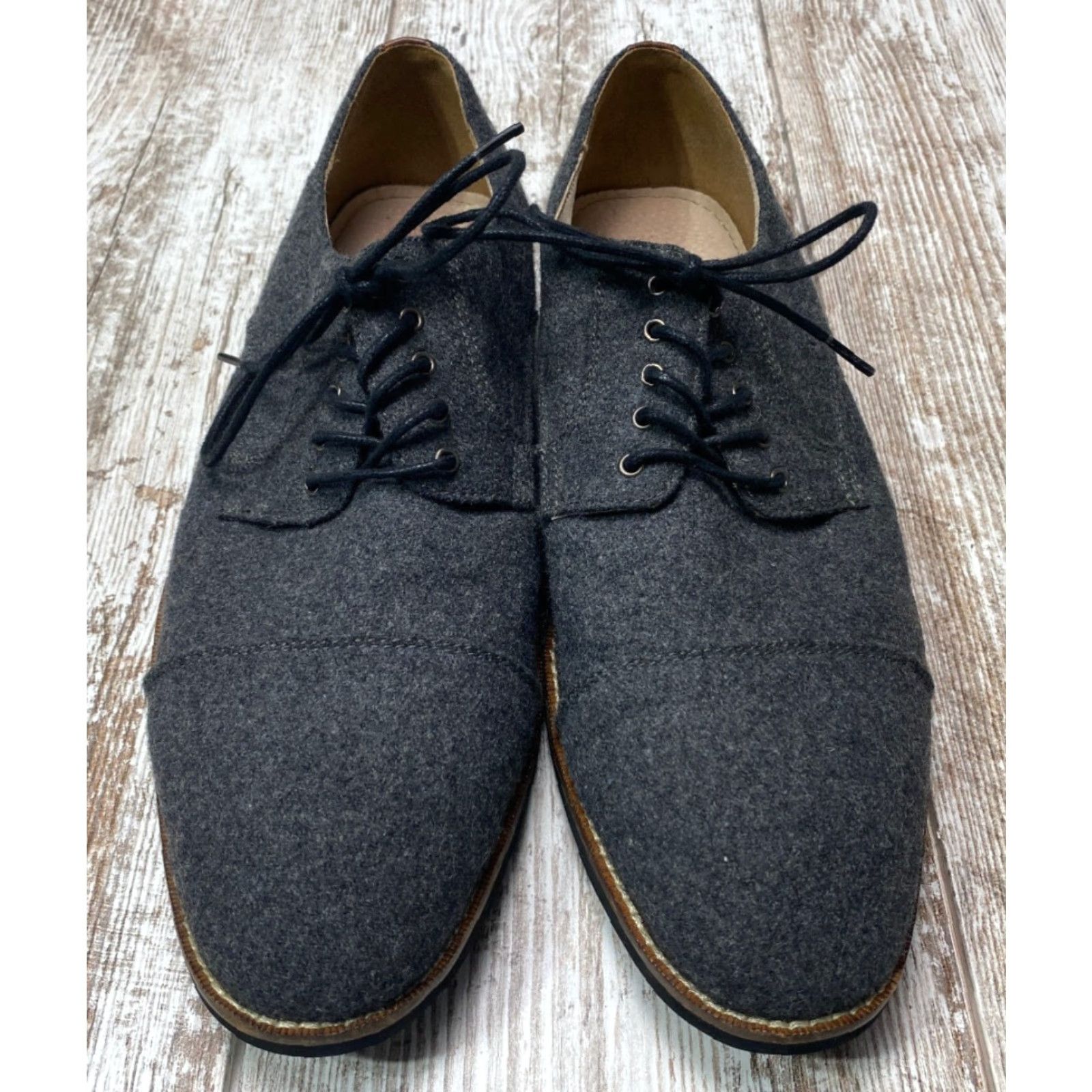 Vintage VINTAGE Aston Grey Castro Cap Toe 500426 Oxford Men's 10.5 Gray 1224 Size ONE SIZE - 3 Thumbnail