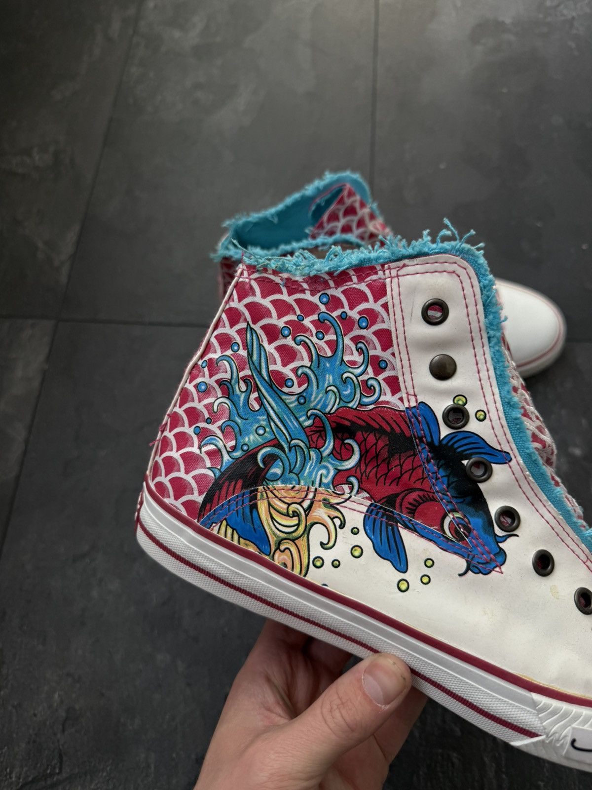 Christian Audigier × Ed Hardy × Vintage Ed hardy vintage Y2K sneakers streetwear style Size US 8 / EU 41 - 2 Thumbnail