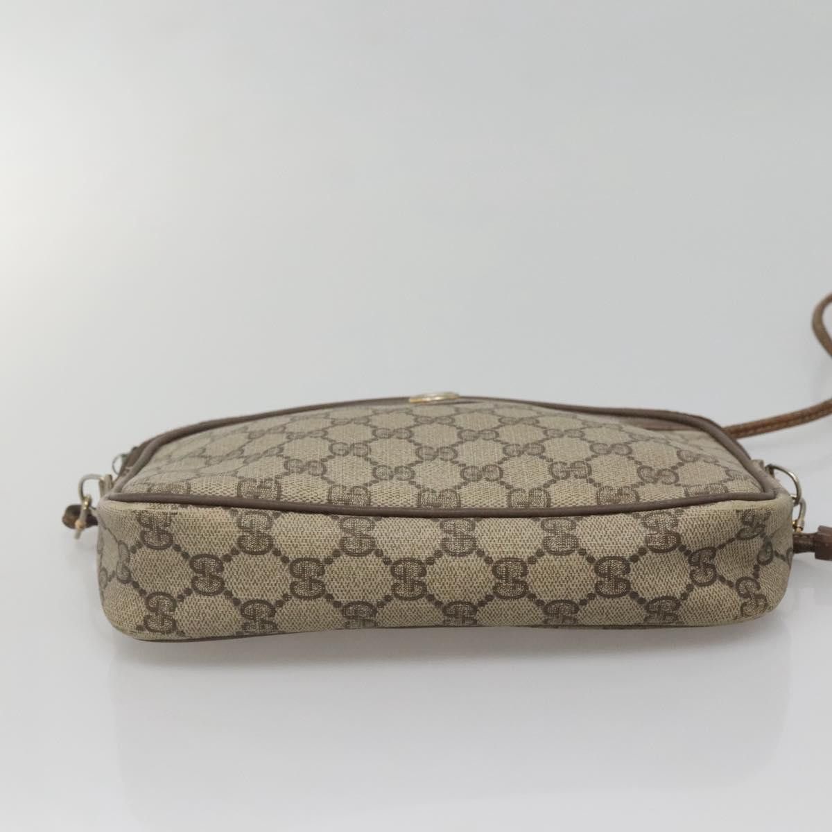 Gucci GUCCI GG Supreme Shoulder Bag Pvc Beige Gold 56 02 068 Size ONE SIZE - 10 Thumbnail