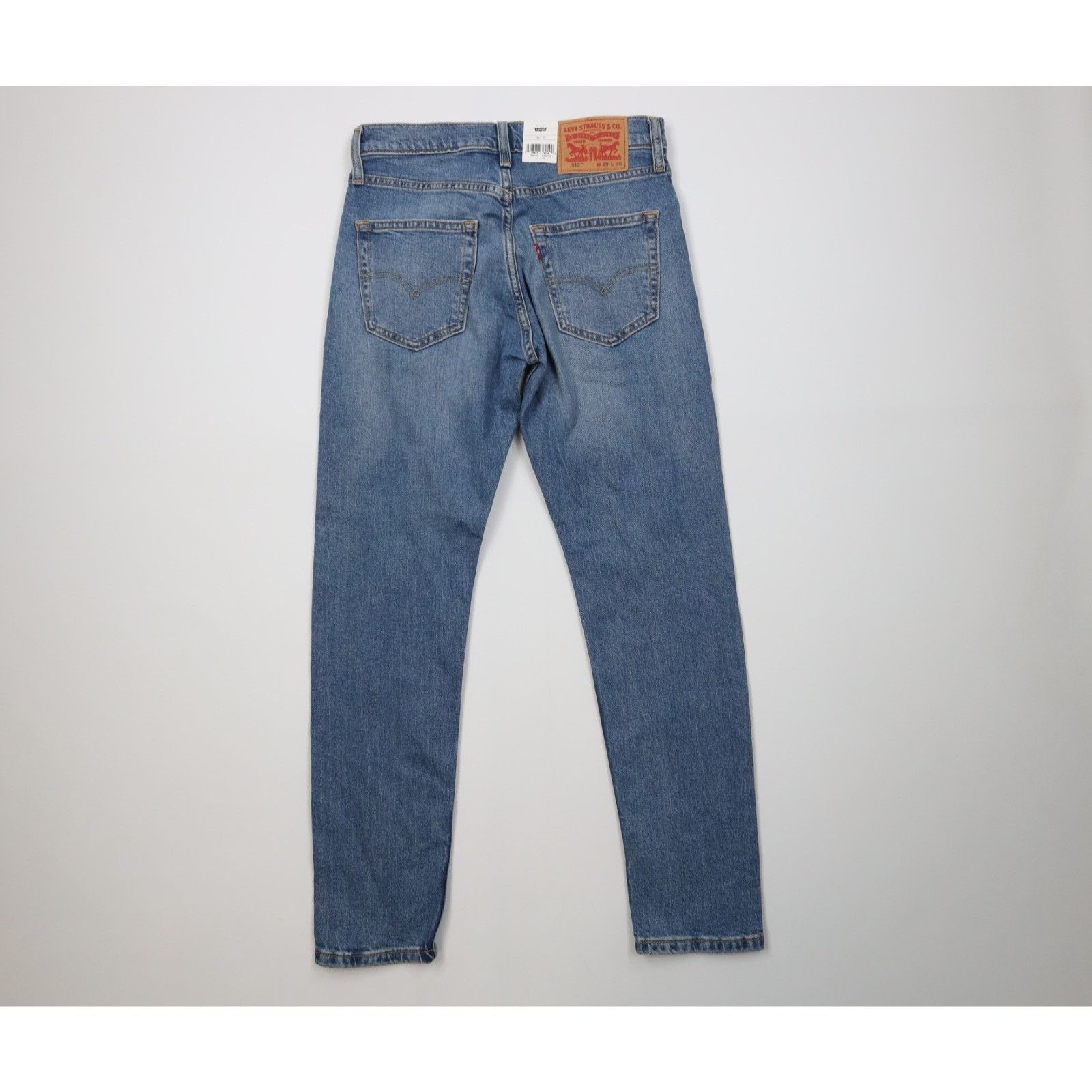 Levi's New Levis 512 Stretch Slim Fit Tapered Leg Denim Jeans Size US 29 - 9 Thumbnail