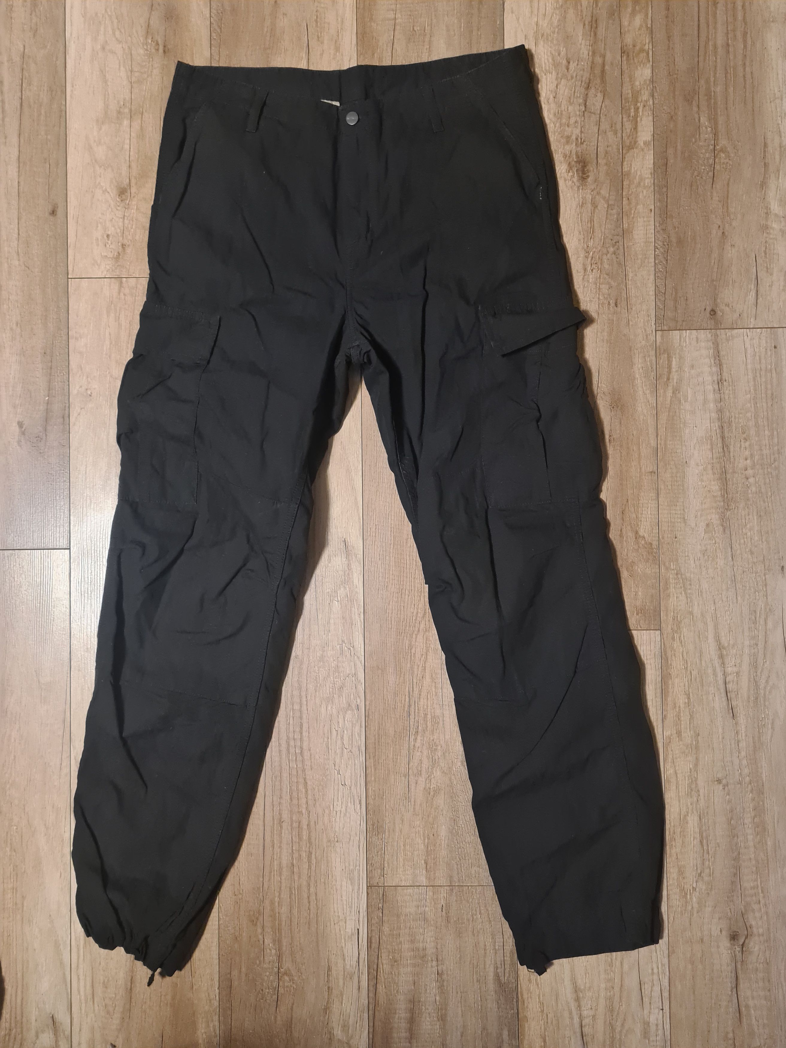 Carhartt Cargo Pants Streetwear _ Black