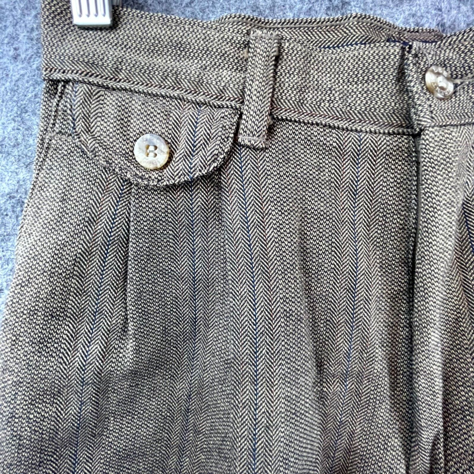 Lee Vintage Lee Pants Womens 8P Tweed Academia Career Office Size 30" / US 8 / IT 44 - 3 Thumbnail