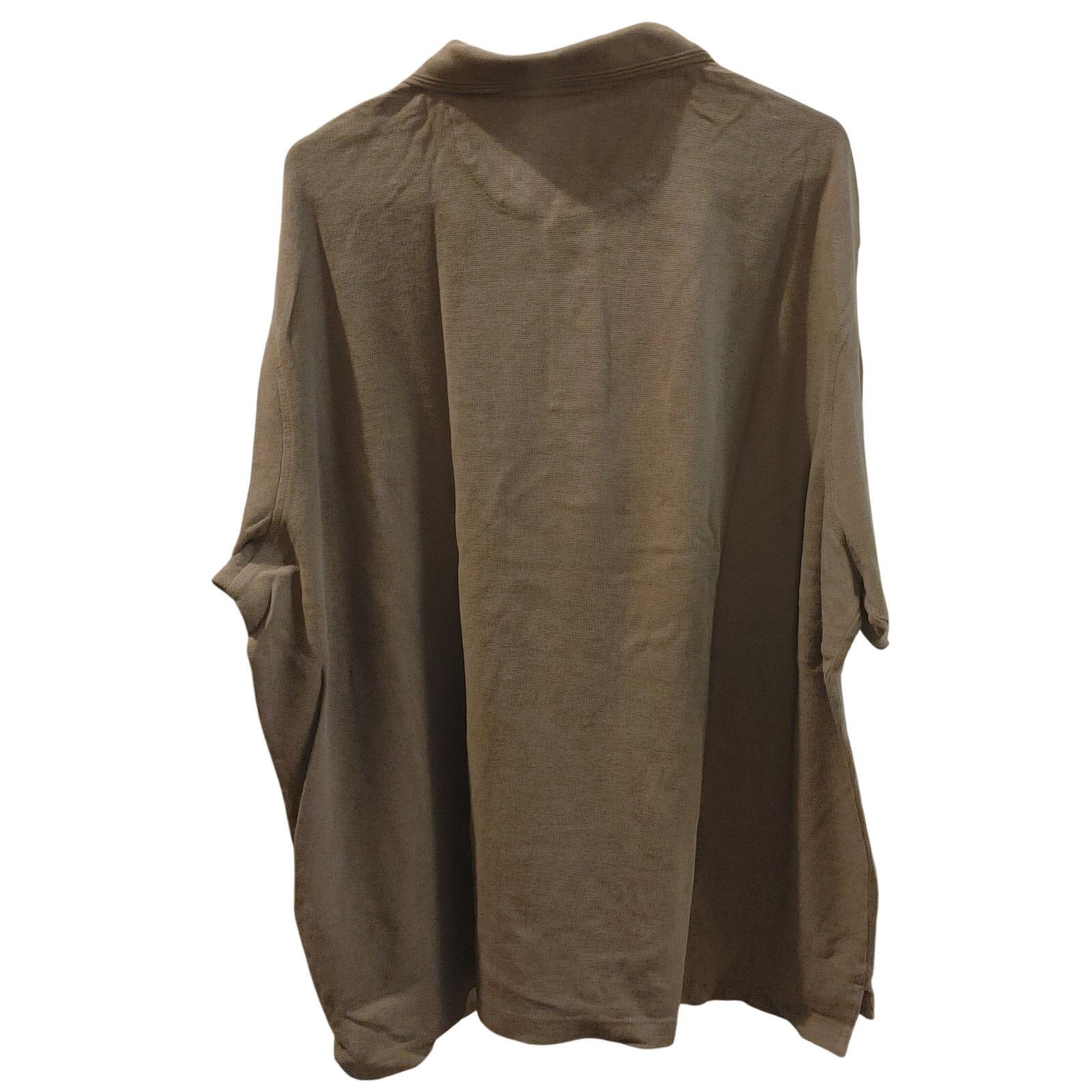 Other Round Tree Yorke Mens XXL Brown 3/4 Button Short Sleeve Polo Size US XXL / EU 58 / 5 - 2 Thumbnail