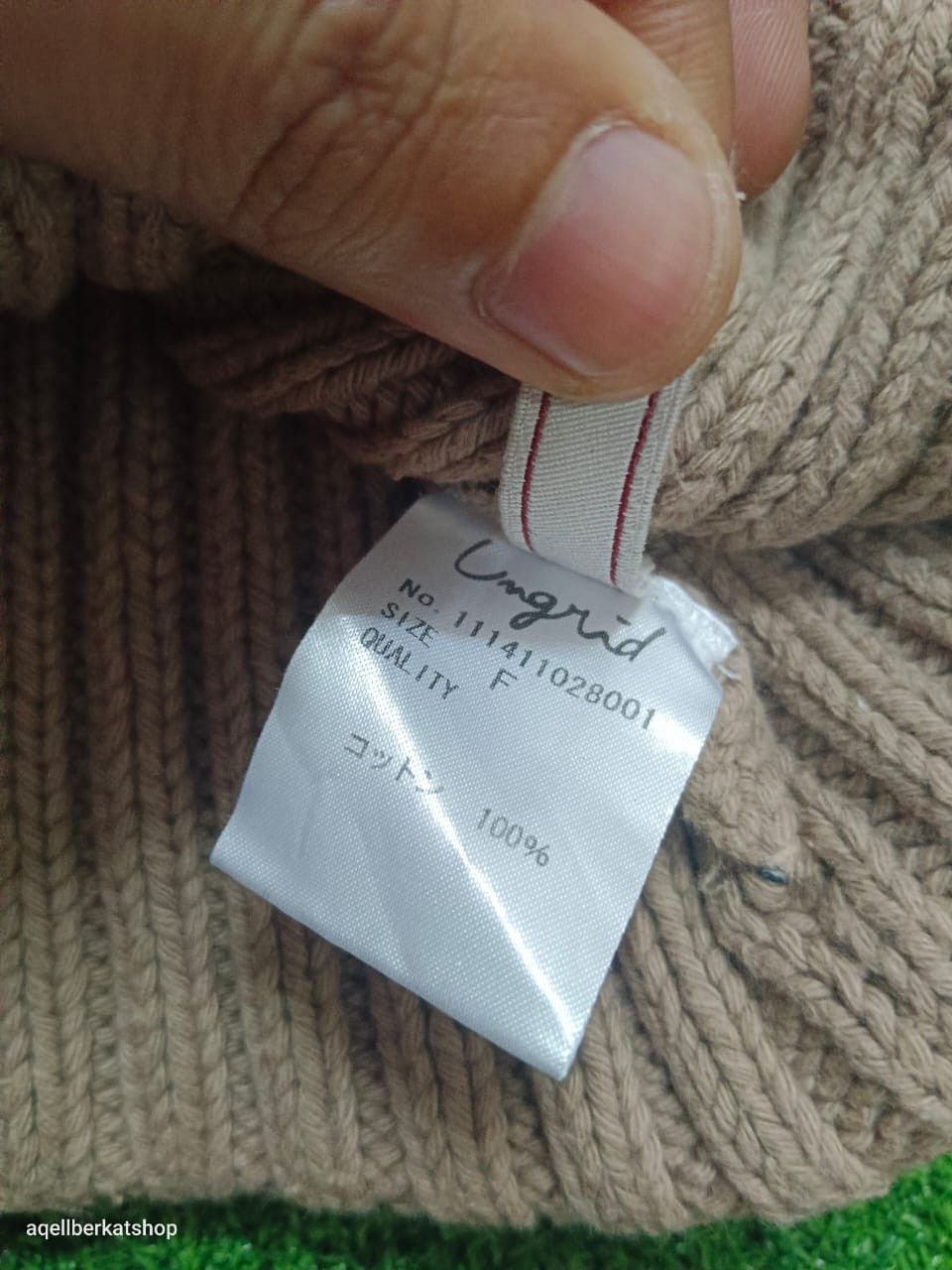 Japanese Brand UNGRID Beanie Size ONE SIZE - 8 Thumbnail