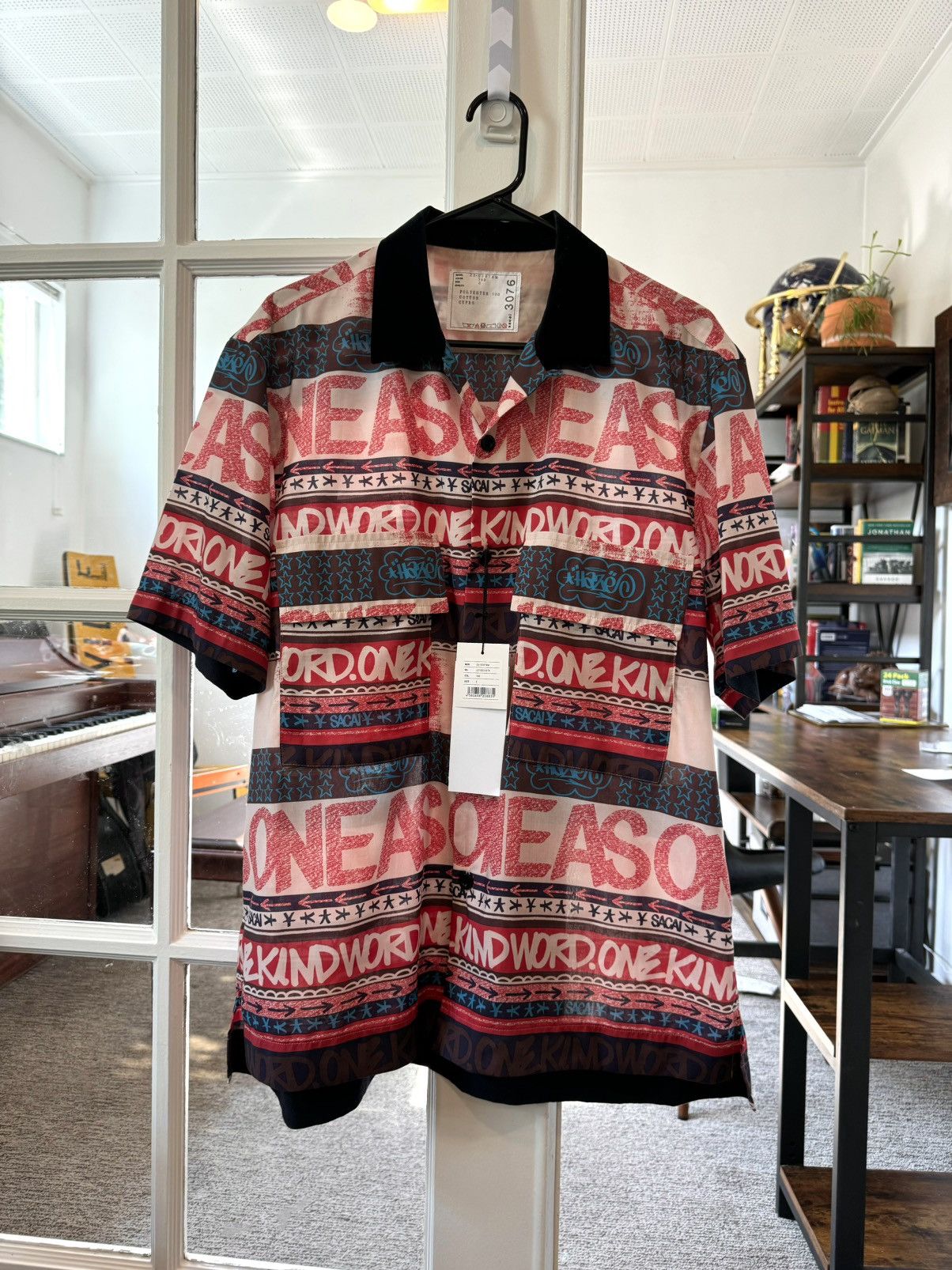 Sacai Sacai x Eric Haze Graphic Shirt | Grailed