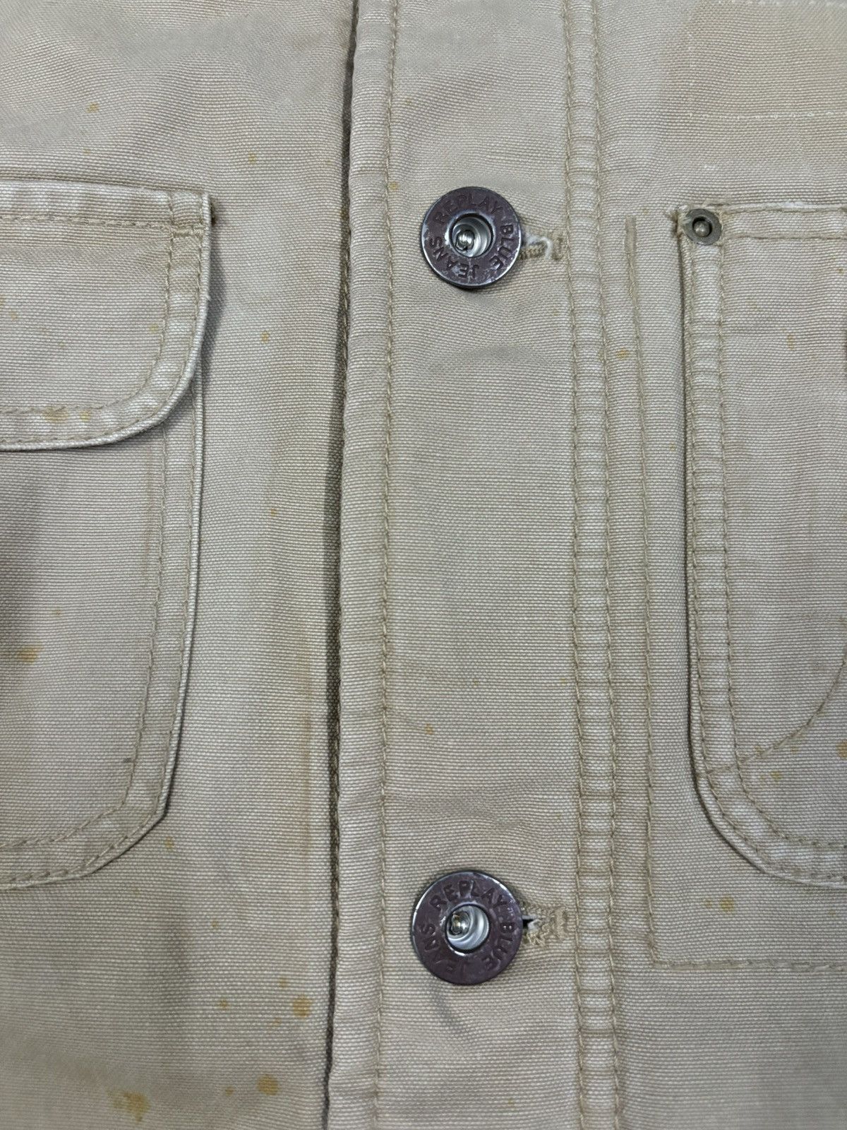 Replay Replay Canvas Thrashed Rusty Multipockets Chore Jacket Size US M / EU 48-50 / 2 - 6 Thumbnail