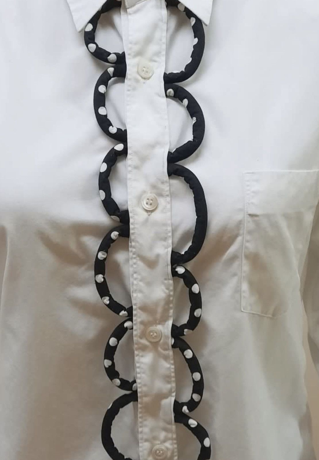 Comme des Garcons Comme des Garçons 2016 Women's Collection CDG White Shirt Size S / US 4 / IT 40 - 4 Thumbnail