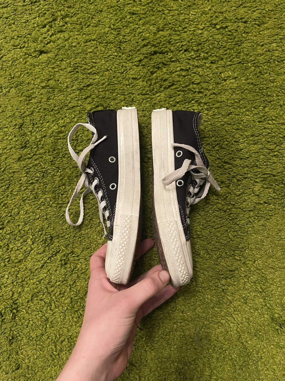 Comme des Garcons PLAY × Converse × Japanese Brand Converse x Comme Des Gacons CDG Play sneakers Size US 6.5 / IT 36.5 - 5 Thumbnail