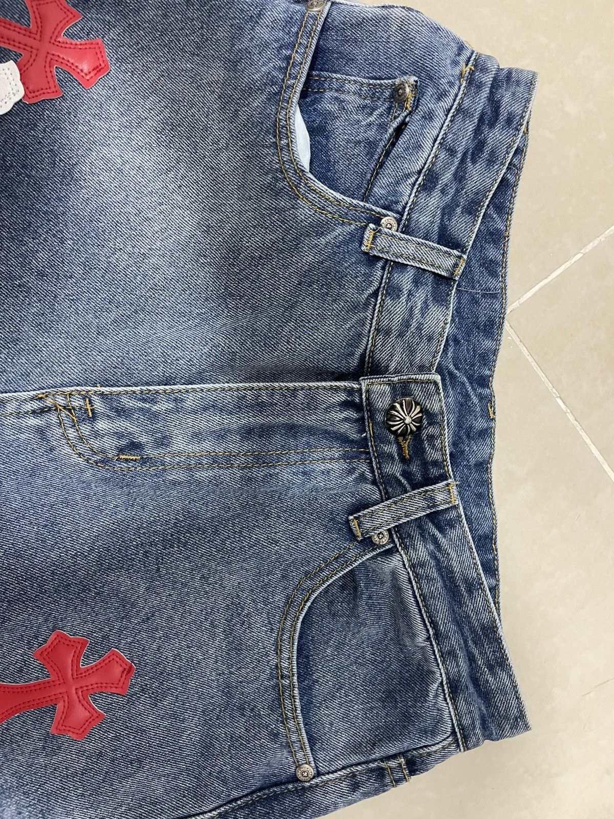 Ralph Lauren Ralph Lauren with CHROME HEARTS Patchwork Size US 30 / EU 46 - 6 Thumbnail