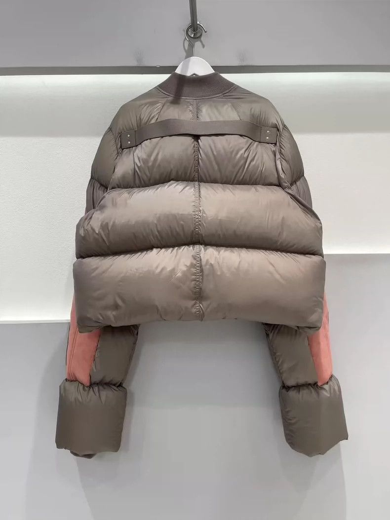 Rick Owens Rick Owens Suede splicing down jacket-2505 Size S / US 4 / IT 40 - 2 Thumbnail