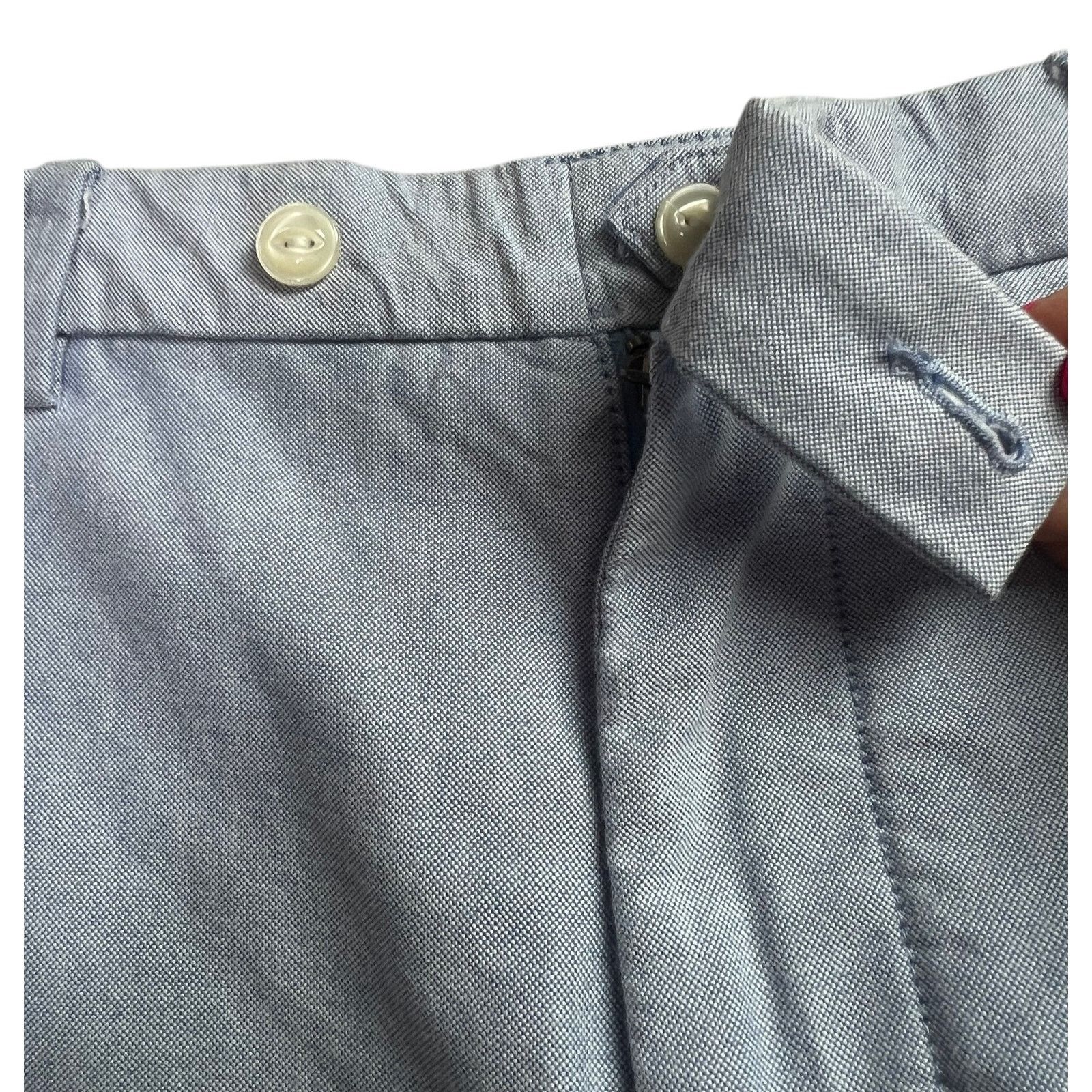 Ralph Lauren Polo by Ralph Lauren New York Light Blue Oxford Shorts Size US 38 / EU 54 - 4 Thumbnail