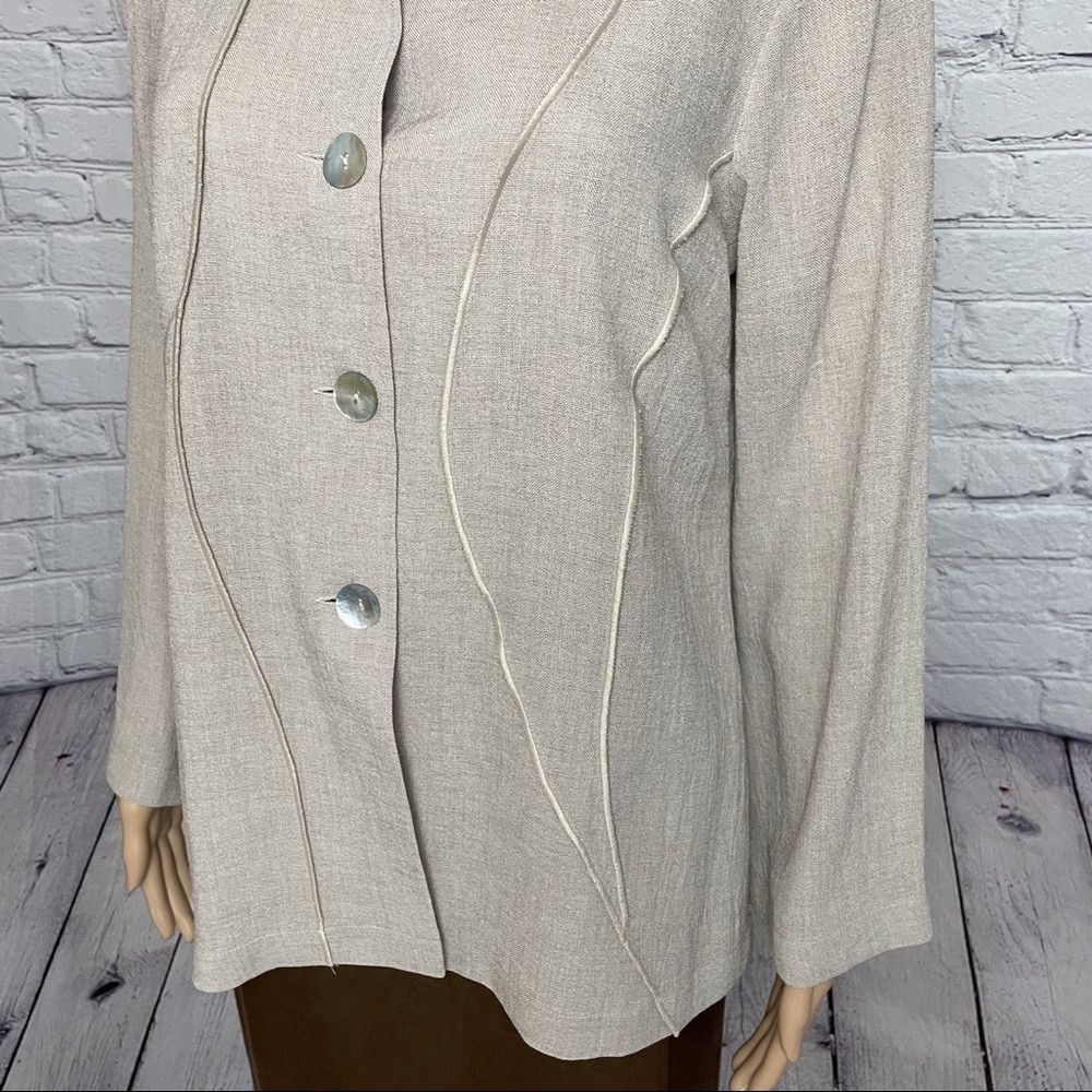 Other New EMMELLE Beige Long Sleeve Jacket Size S Size S / US 4 / IT 40 - 5 Thumbnail