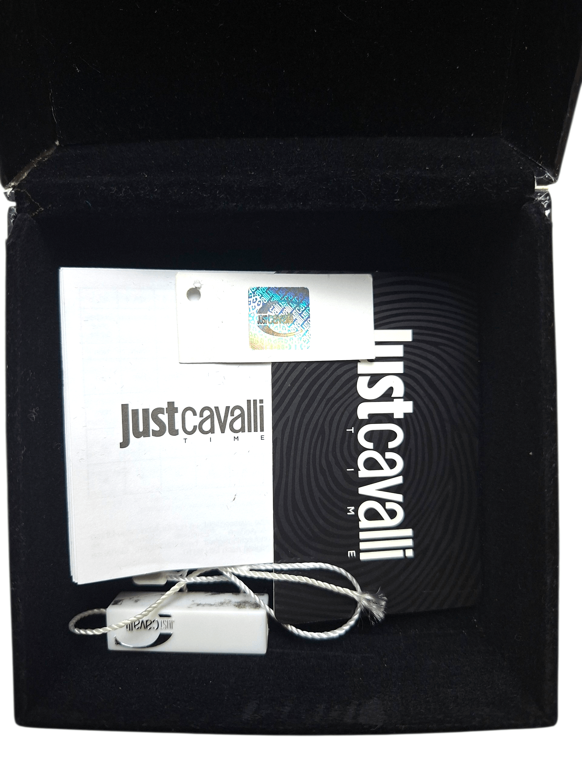 Just Cavalli Just Cavalli Watch White Leather Band Rose Gold Square Face Size ONE SIZE - 7 Thumbnail