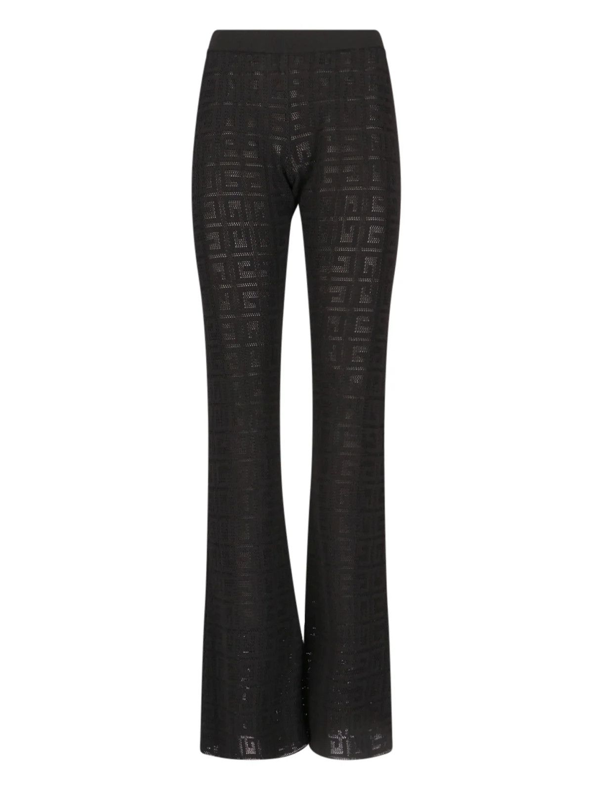 Givenchy o1w1db10325 Wide Elasticated 4G Pants in Black Size 28" / US 6 / IT 42 - 1 Thumbnail
