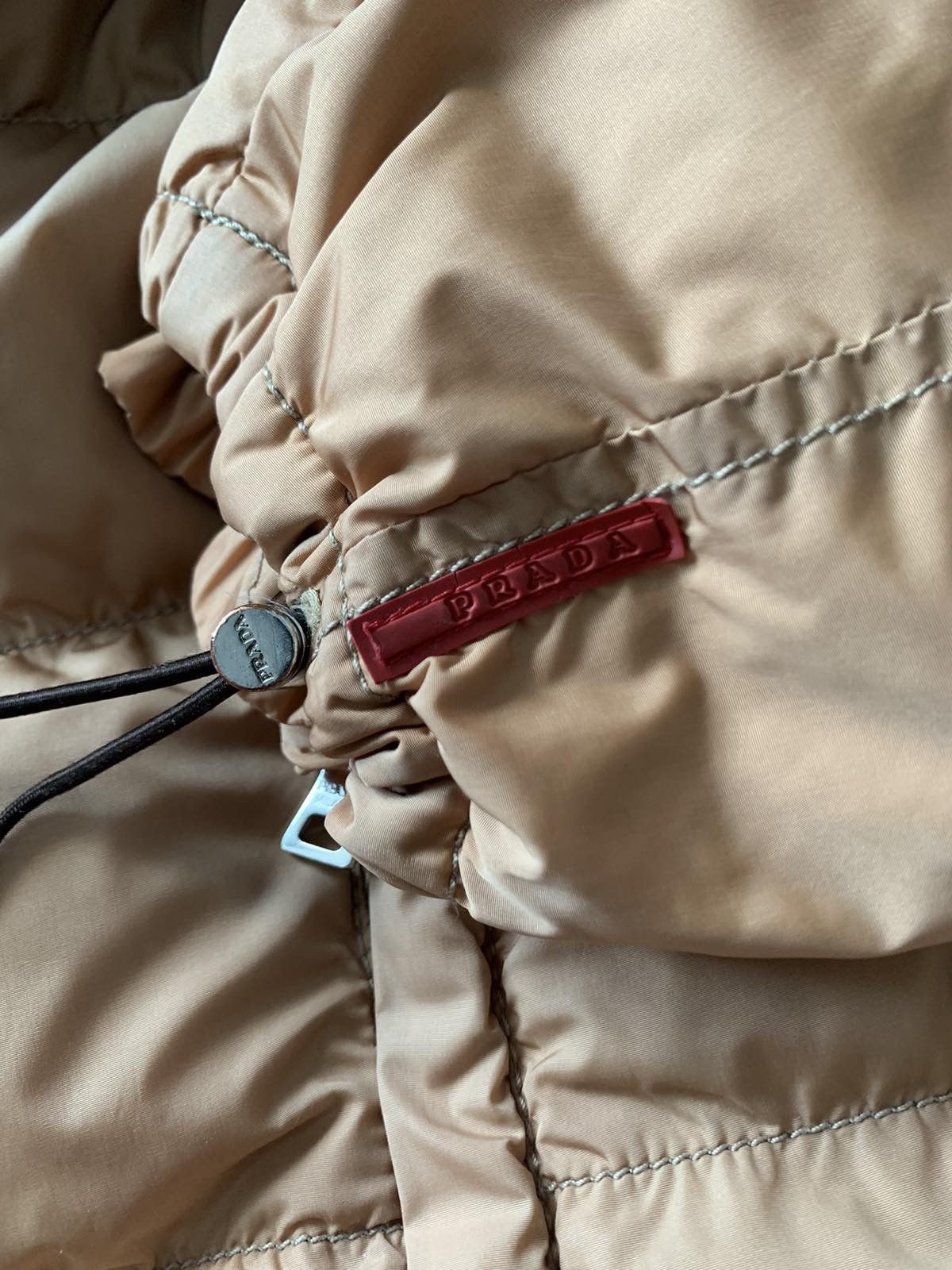 Prada 🔥 Vintage Prada Peach Down Jacket Size US M / EU 48-50 / 2 - 5 Thumbnail