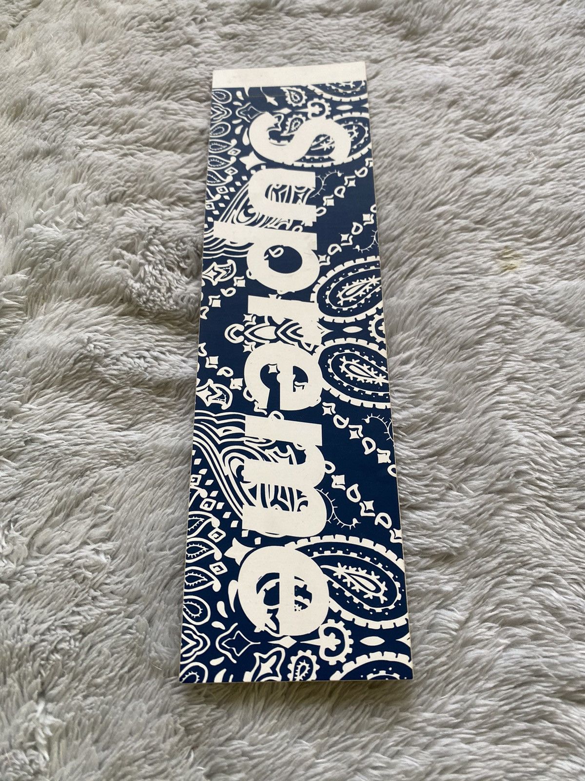 Supreme bandana paisley box logo sticker 2006 authentic