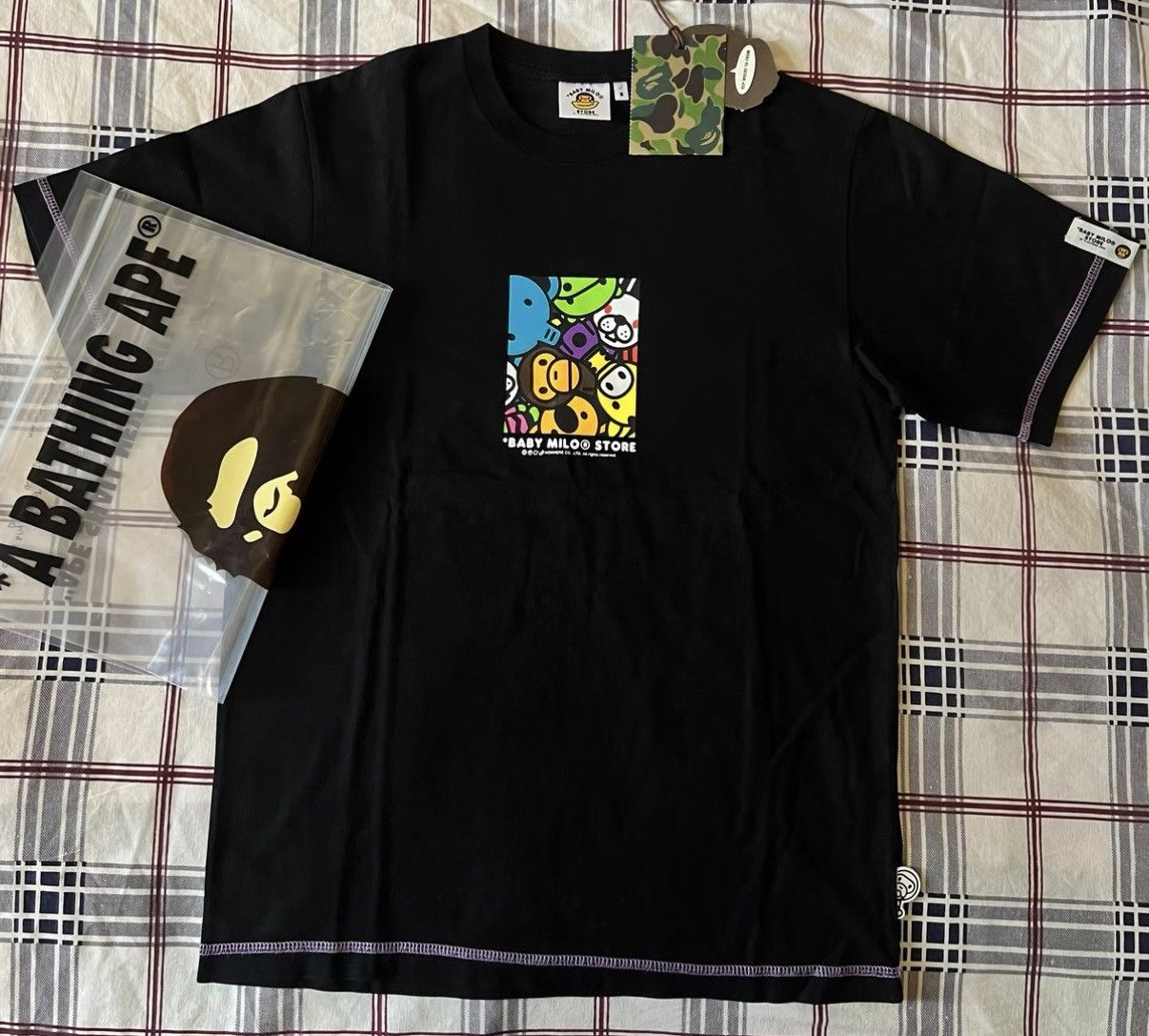 Bape BAPE OG Nigo era, black short-sleeve tee Size US M / EU 48-50 / 2 - 1 Thumbnail