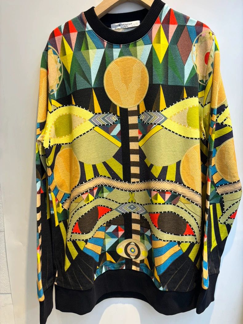 Givenchy Givenchy GVC Geometric Design Hoodie Size US S / EU 44-46 / 1 - 1 Thumbnail