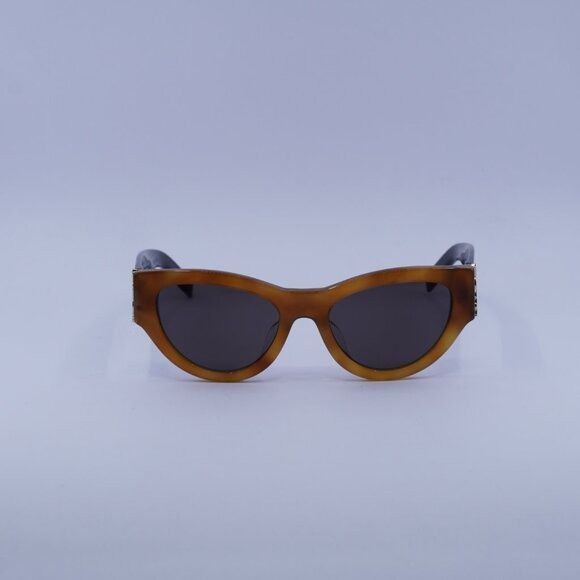 Saint Laurent Paris Saint Laurent SL M94/F 004 Sunglasses Havana/Black Cat Eye Size ONE SIZE - 2 Thumbnail