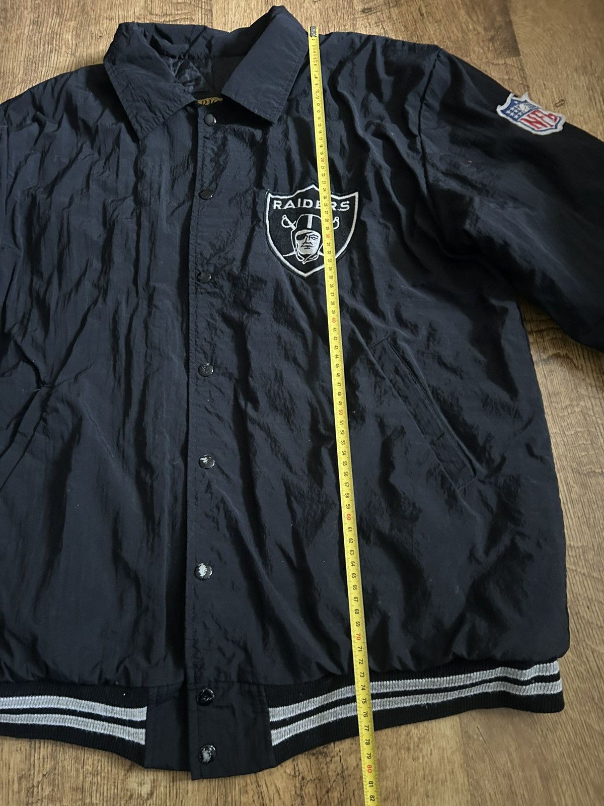NFL Vintage Los Angeles Raiders NFL Coach Jacket Big Back Logo Size US L / EU 52-54 / 3 - 18 Thumbnail
