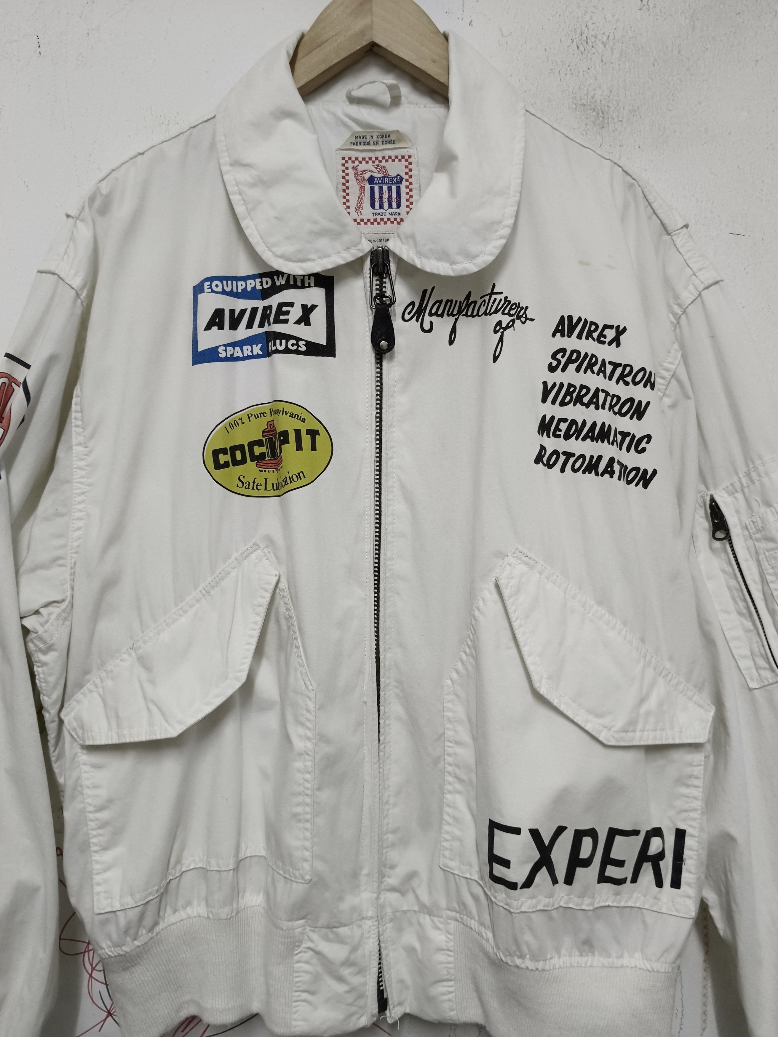 Avirex Vintage 90s Avirex Bomber Jacket Size US M / EU 48-50 / 2 - 2 Thumbnail