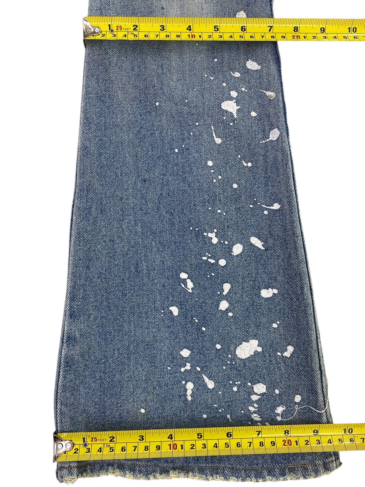 Japanese Brand Japanese Brand Ripped Paint Platter Style Flare Jeans Size US 30 / EU 46 - 9 Thumbnail