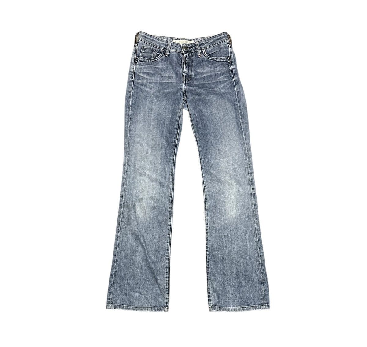 Japanese Brand Vintage Japanese Uniqlo Flare Bell Bottom Bootcut Jeans Size US 27 - 1 Thumbnail