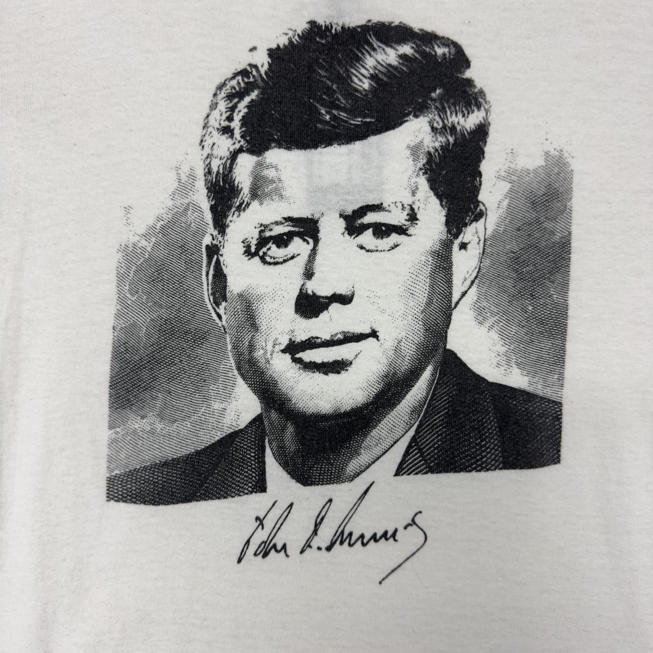 Hanes Rare 1968 John F Kennedy presidential campaign tee politics Size US XL / EU 56 / 4 - 2 Thumbnail