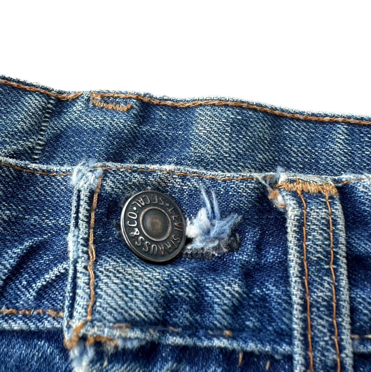 Levi's 🔥Archived🔥Vintage 70s Levi’s bigE top button 16 denim jeans Size US 30 / EU 46 - 4 Thumbnail