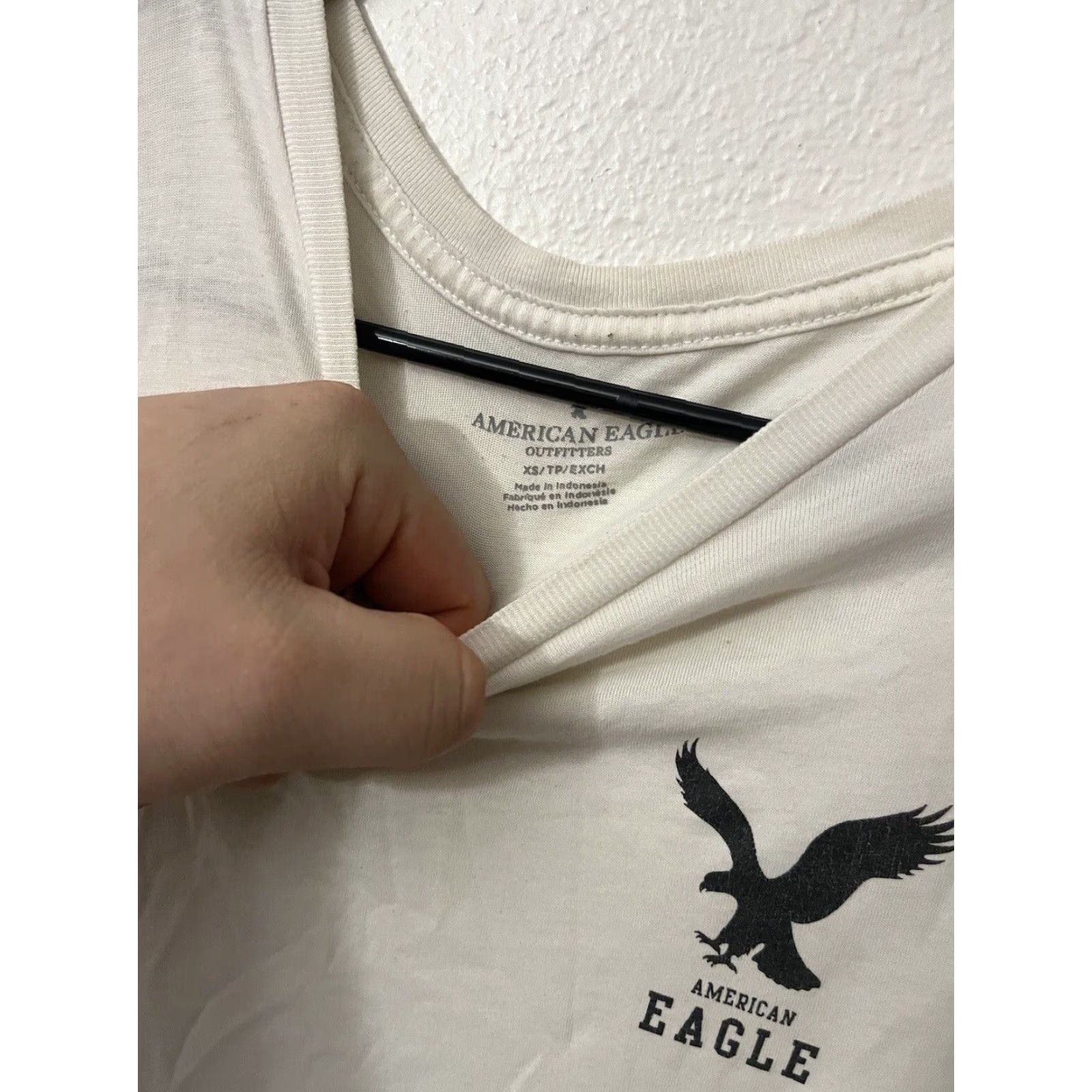 American Eagle Outfitters VINTAGE American Eagle Outfitters Shirt Mens XS White Graphic Short Sleeve Crew Neck T-Shirt White 90s Mens Size US XS / EU 42 / 0 - 3 Thumbnail