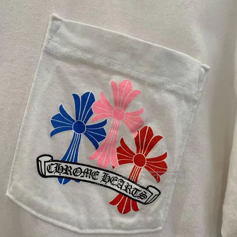 Chrome Hearts Chrome Hearts White Cotton Graphic T-Shirt . Size M / US 6-8 / IT 42-44 - 5 Thumbnail