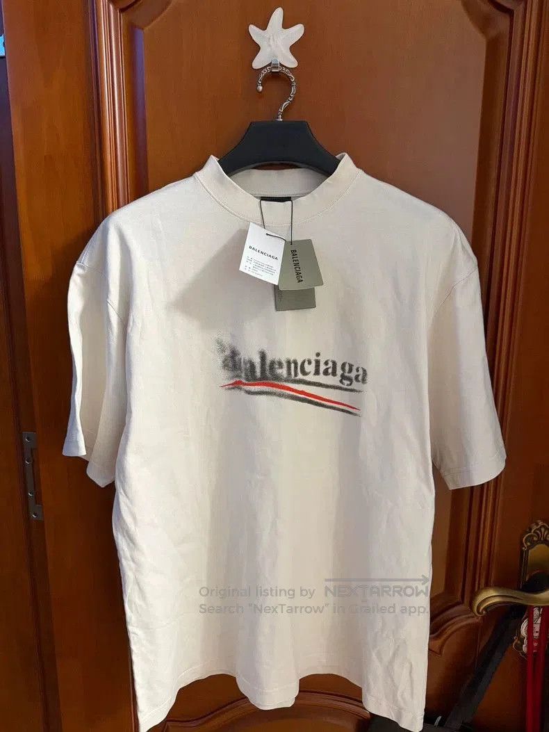 Balenciaga Balenciaga Blurred Cola Short Sleeve Tee. Size US S / EU 44-46 / 1 - 1 Thumbnail