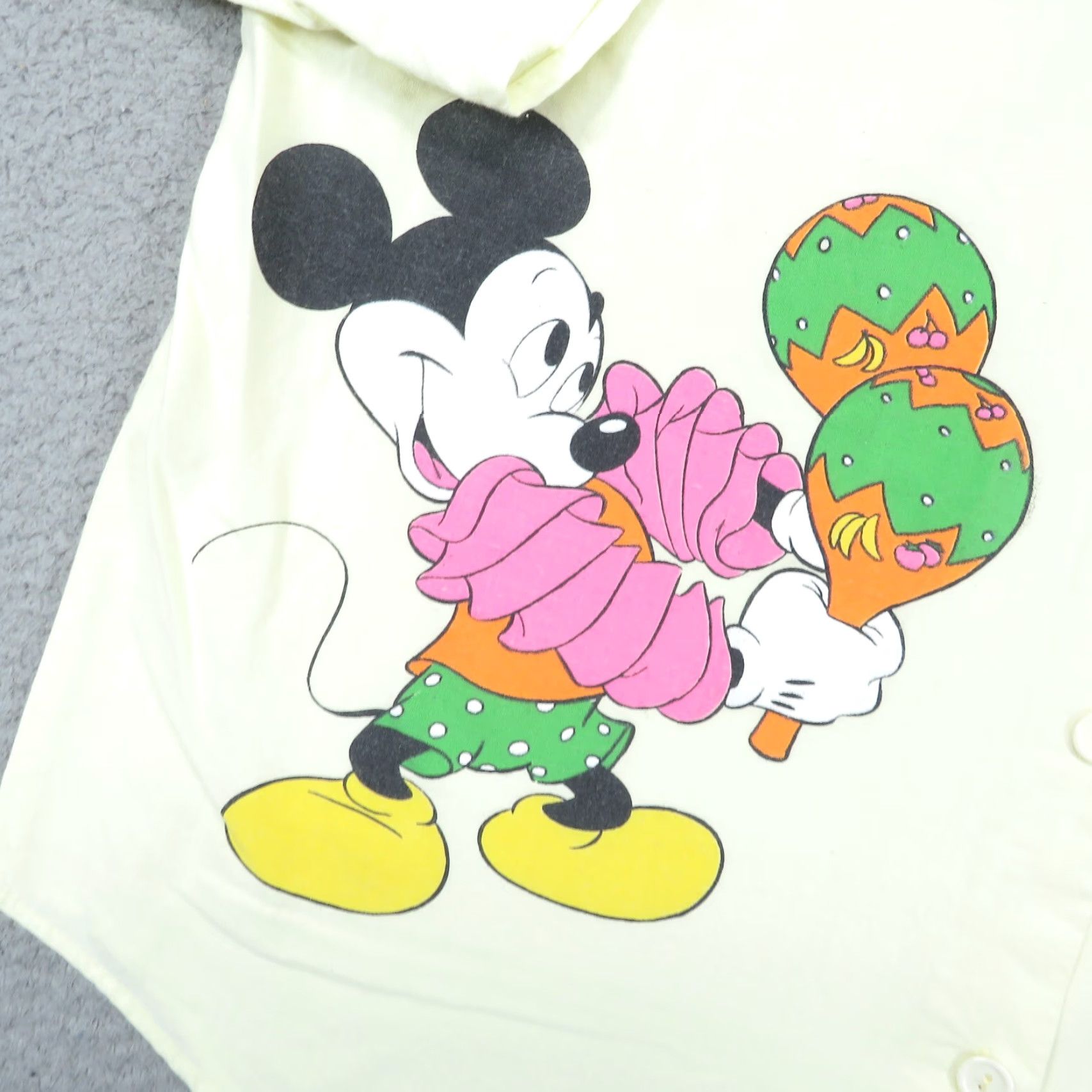 Vintage VINTAGE Disney Shirt Womens Large Salsa Havana Carmen Miranda Made in USA Button Mickey Minnie 70s 80s USA Card? Size L / US 10 / IT 46 - 2 Thumbnail