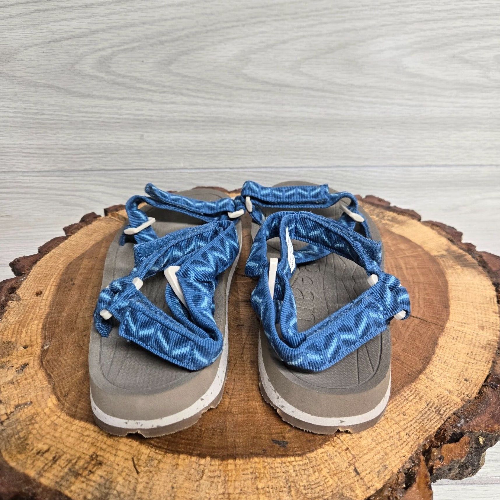 Vintage VINTAGE LL BEAN Katahdin Sport Sandal Women's Size 8 Medium Gray Leather Strappy Adjustable Summer Shoes Size US 8 / IT 38 - 4 Thumbnail