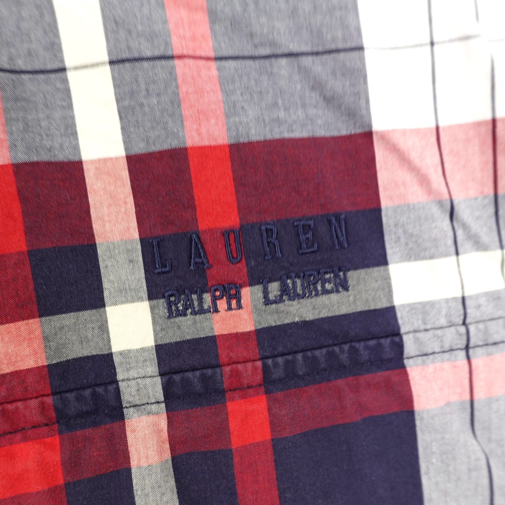 Ralph Lauren Lauren Ralph Lauren Women's Jacket Large Red Plaid Hooded Zip Snap Coat Casual Outdoor Size L / US 10 / IT 46 - 4 Thumbnail