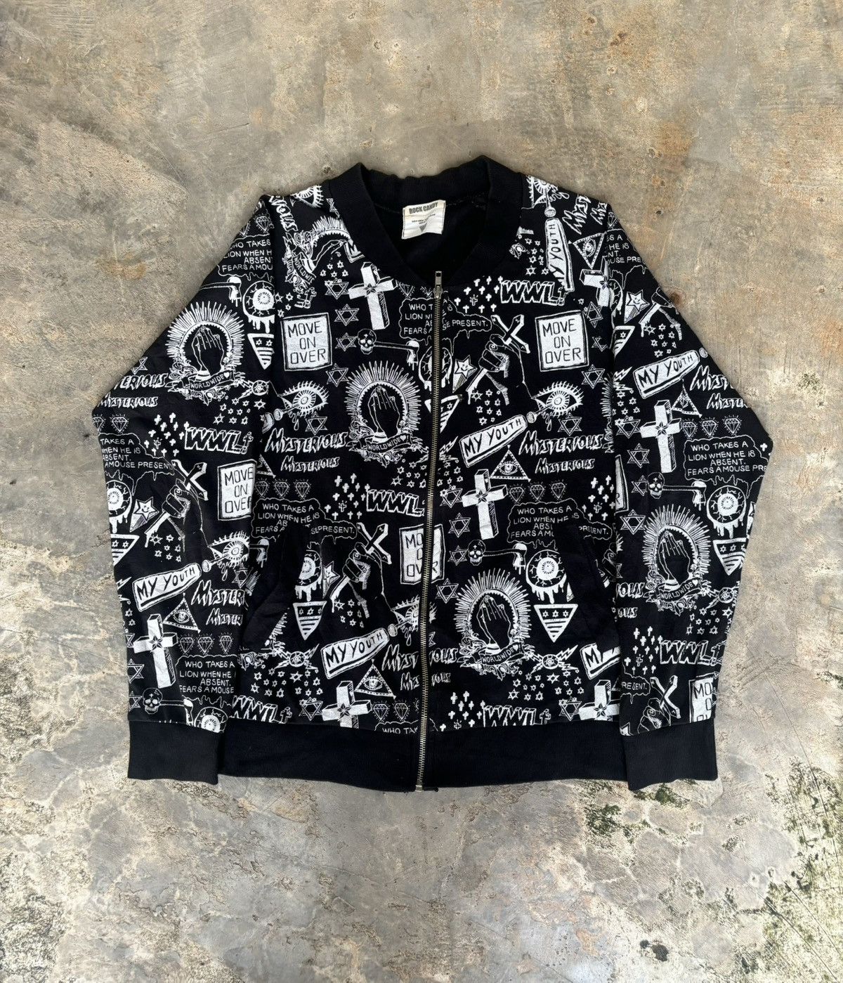 Hysteric Glamour × If Six Was Nine × Japanese Brand Y2k Rock Candy Poem Ifsixwasnine Lgb Style Sweatshirt Size US M / EU 48-50 / 2 - 1 Thumbnail