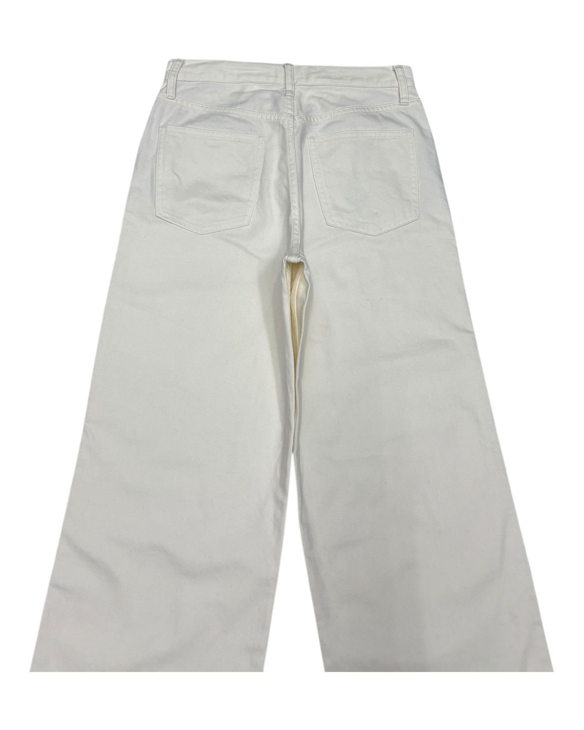 Helmut Lang × Uniqlo 🔥UNIQLO WHITE BAGGY JEANS LOOSE FIT INSPIRED HELMUT LANG Size US 28 / EU 44 - 6 Thumbnail