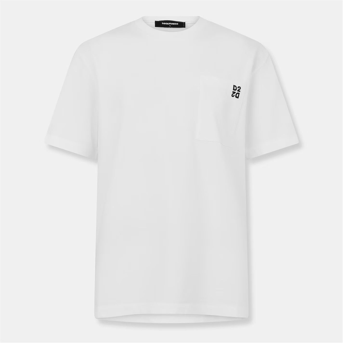 Dsquared2 o1g2r1mq0426 Soft Breathable T-Shirt in White Size US XL / EU 56 / 4 - 1 Thumbnail